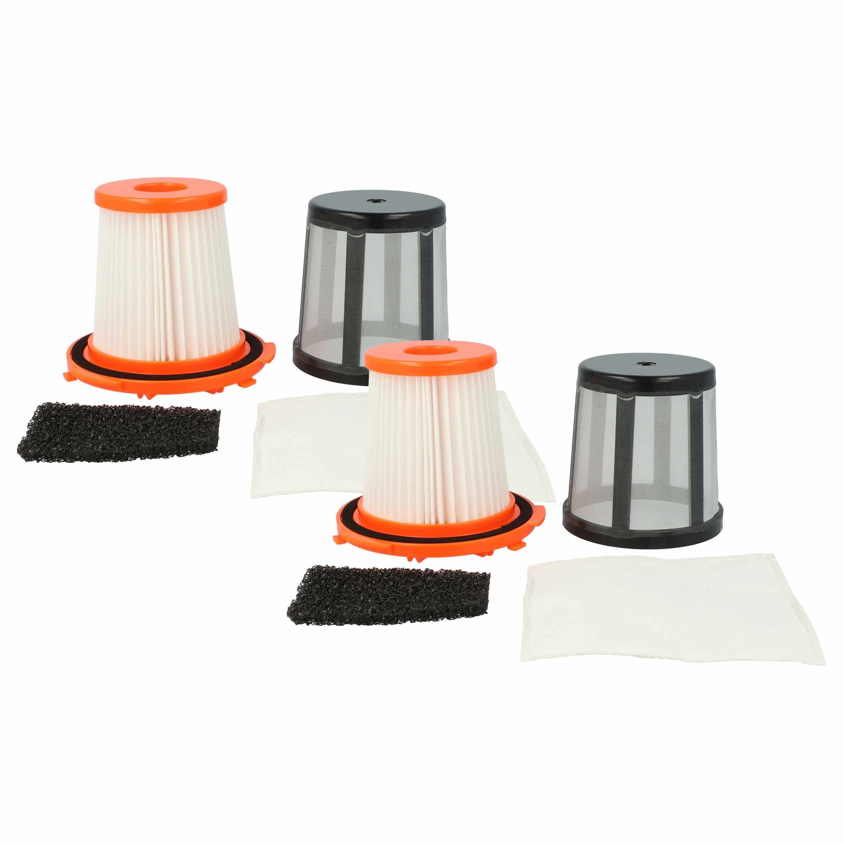 2x Filter replaces AEG/Electrolux 9001969873, 4071387353 for Zanussi Vacuum Cleaner, filter class H11