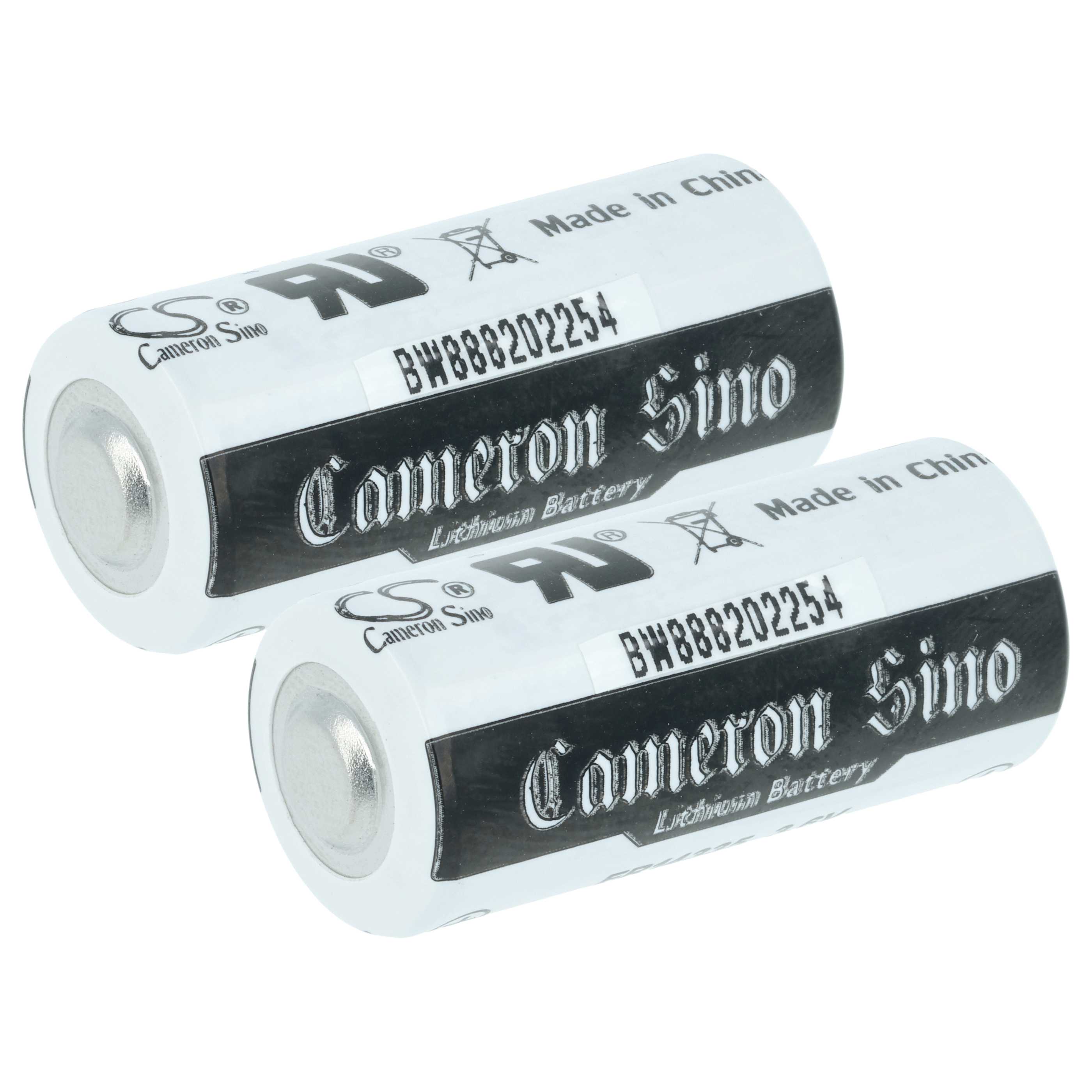2x Bateria ER14335 - 1650 mAh 3,6 V Li-SOCl2