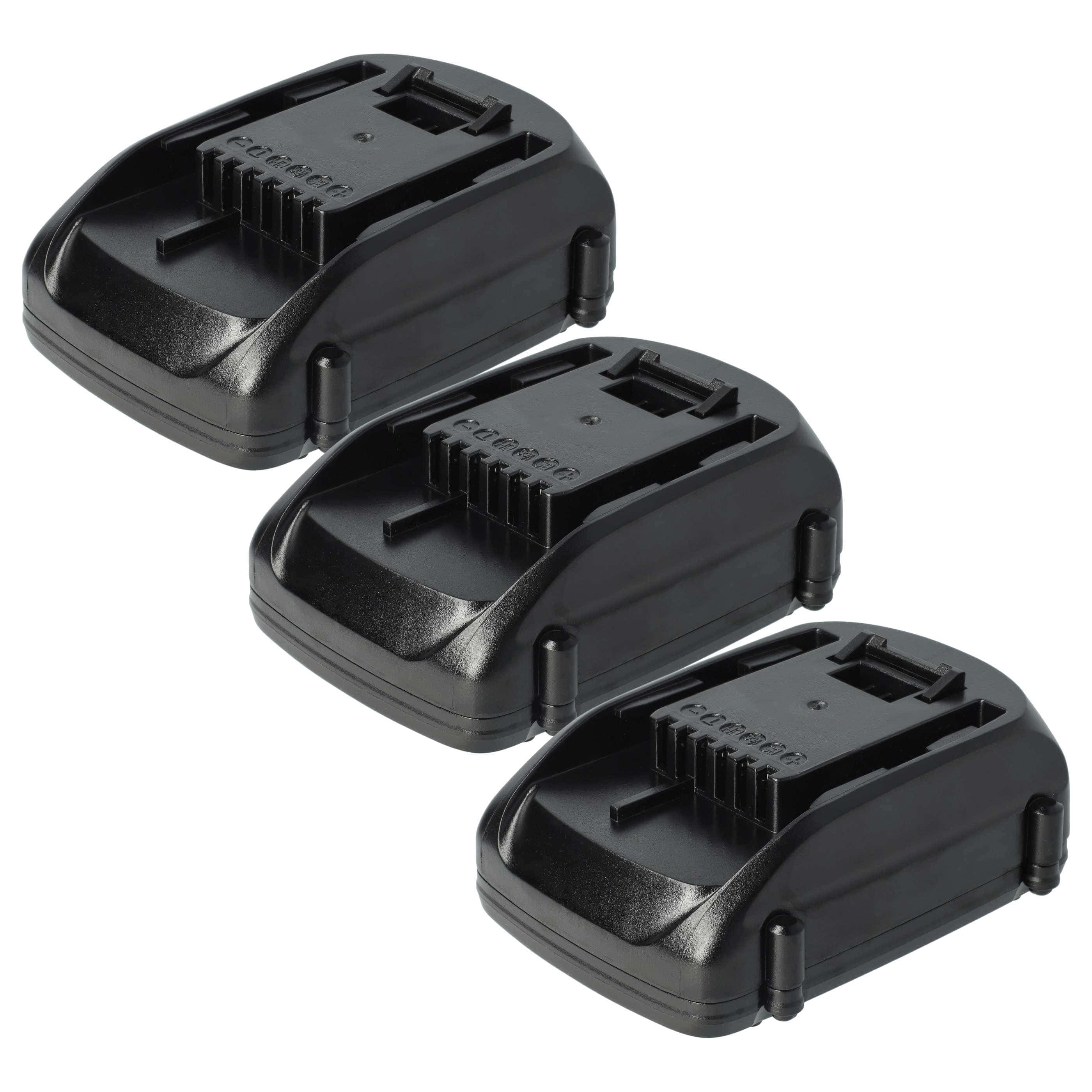 3x Battery replaces Rockwell RW9351.1 Electric Power Tool - 1500 mAh, 18 V, Li-Ion