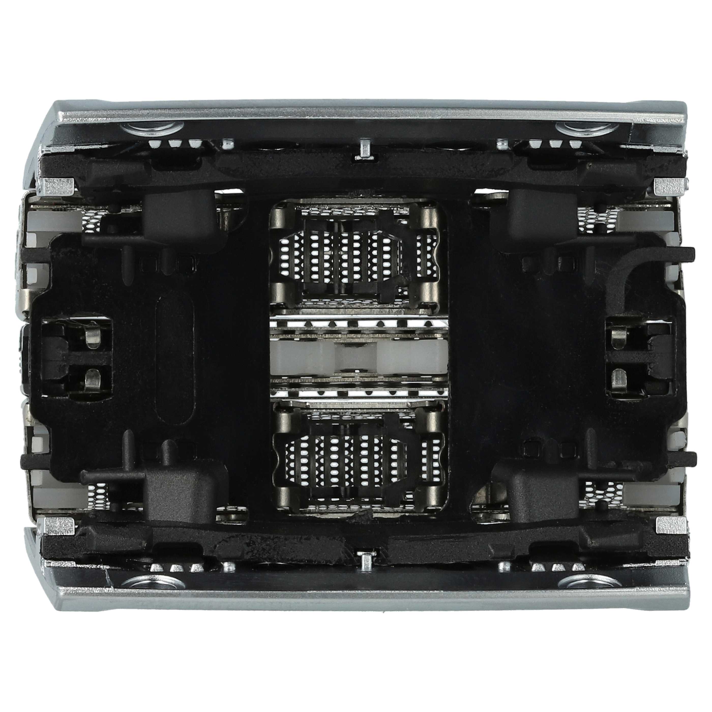 3x cabezales reemplaza Braun 52S, 52B para afeitadoras Braun - plata