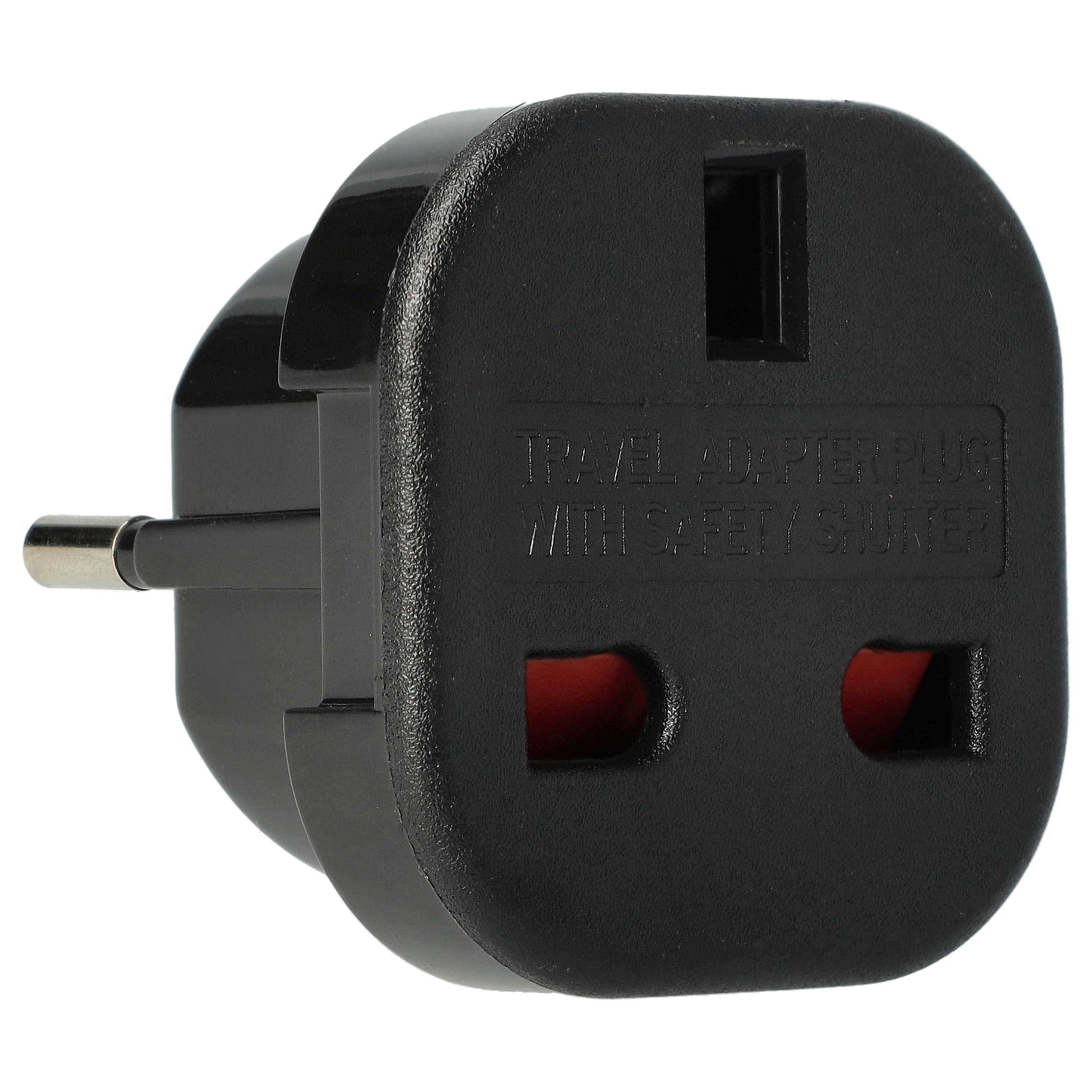 Travel Plug Adapter (EU plug to UK socket) - 250 V / 16 A