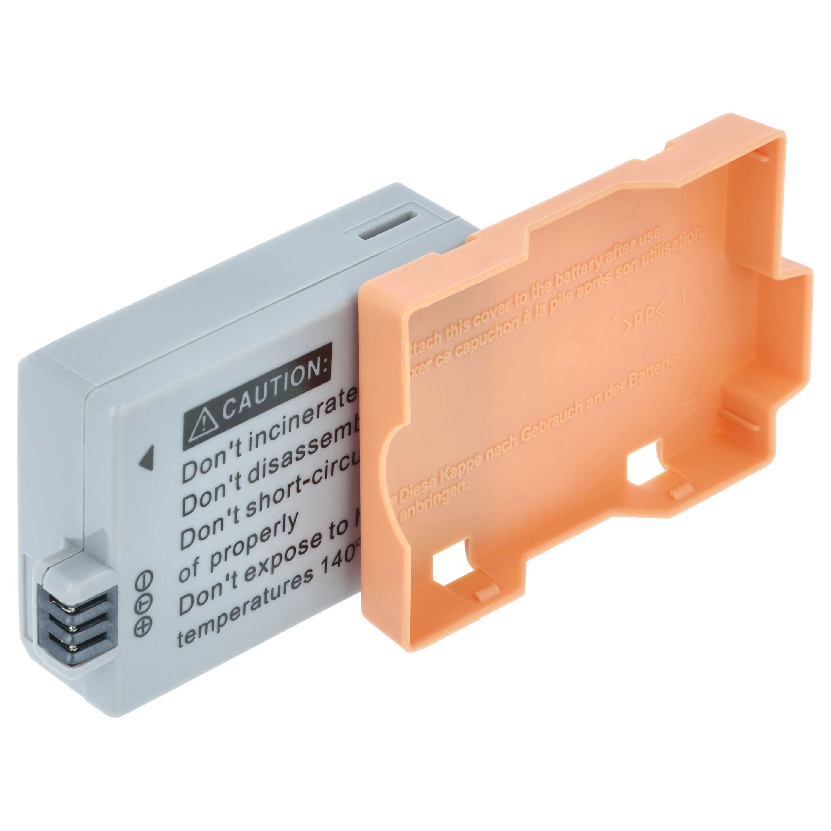 2x Battery replaces Canon LP-E5, LC-E5 - 800mAh, 7.2V, Li-Ion
