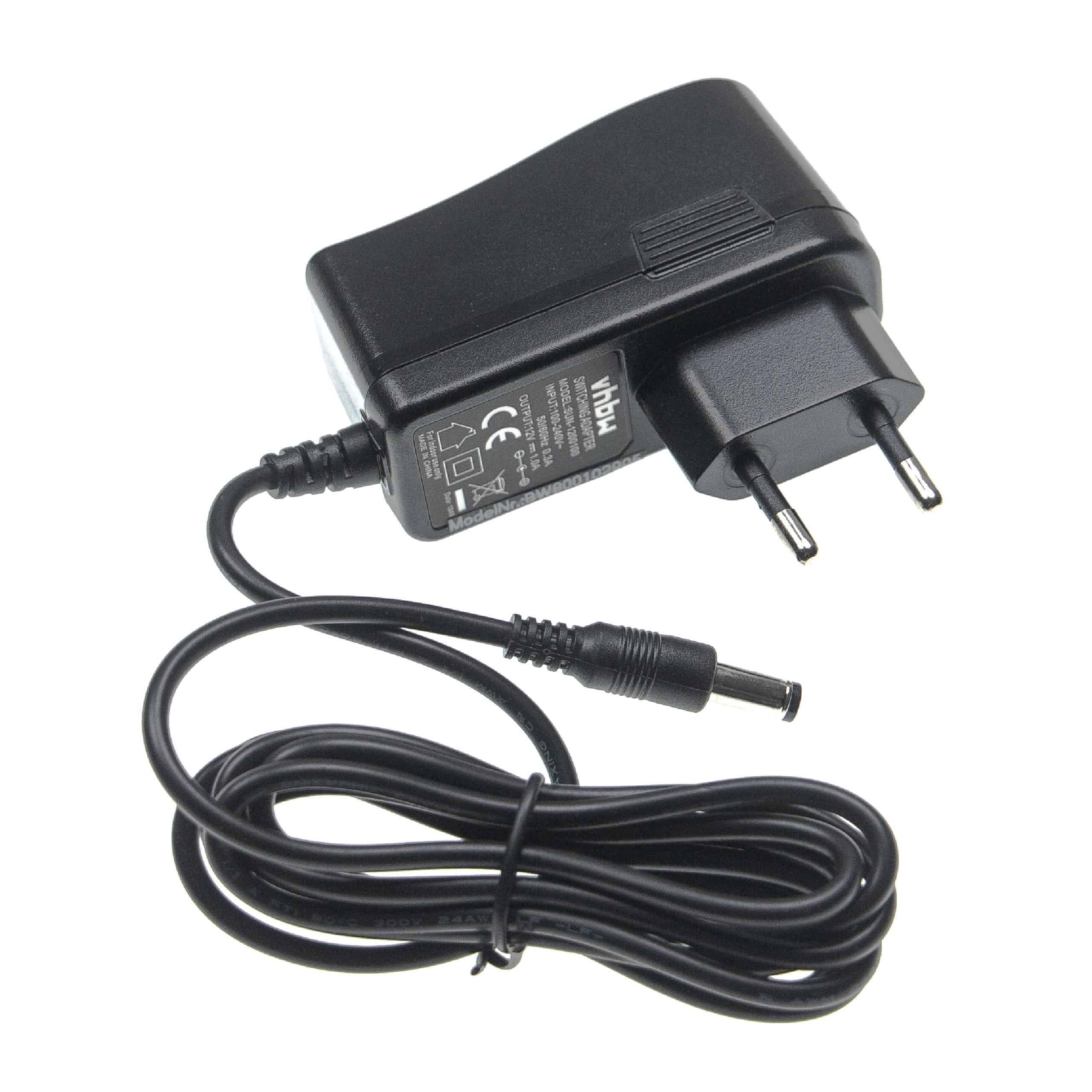 Mains Power Adapter replaces AVM 311POW165, 311POW134 for Electric Devices - 115 cm 12 V / 1 A