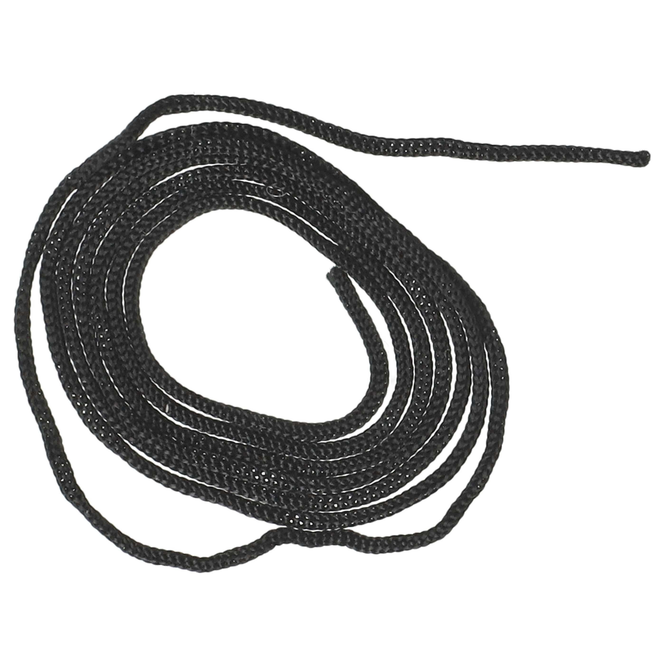 Bouchon d'objectif 62 mm - Prise centrée, plastique, noir
