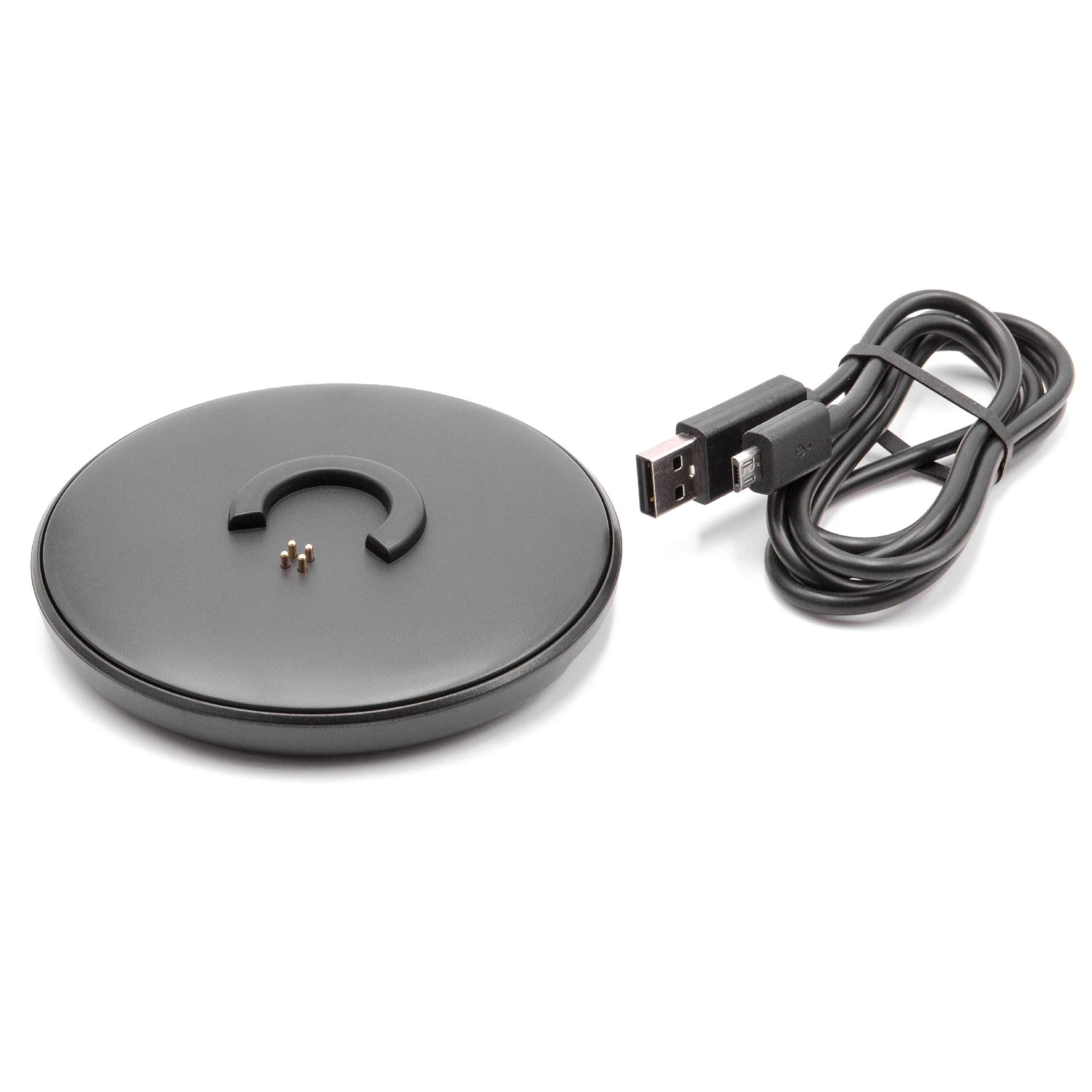 Estación carga + cable USB Micro para altavoces Bose SoundLink Revolve, Revolve+ - 95 cm negro