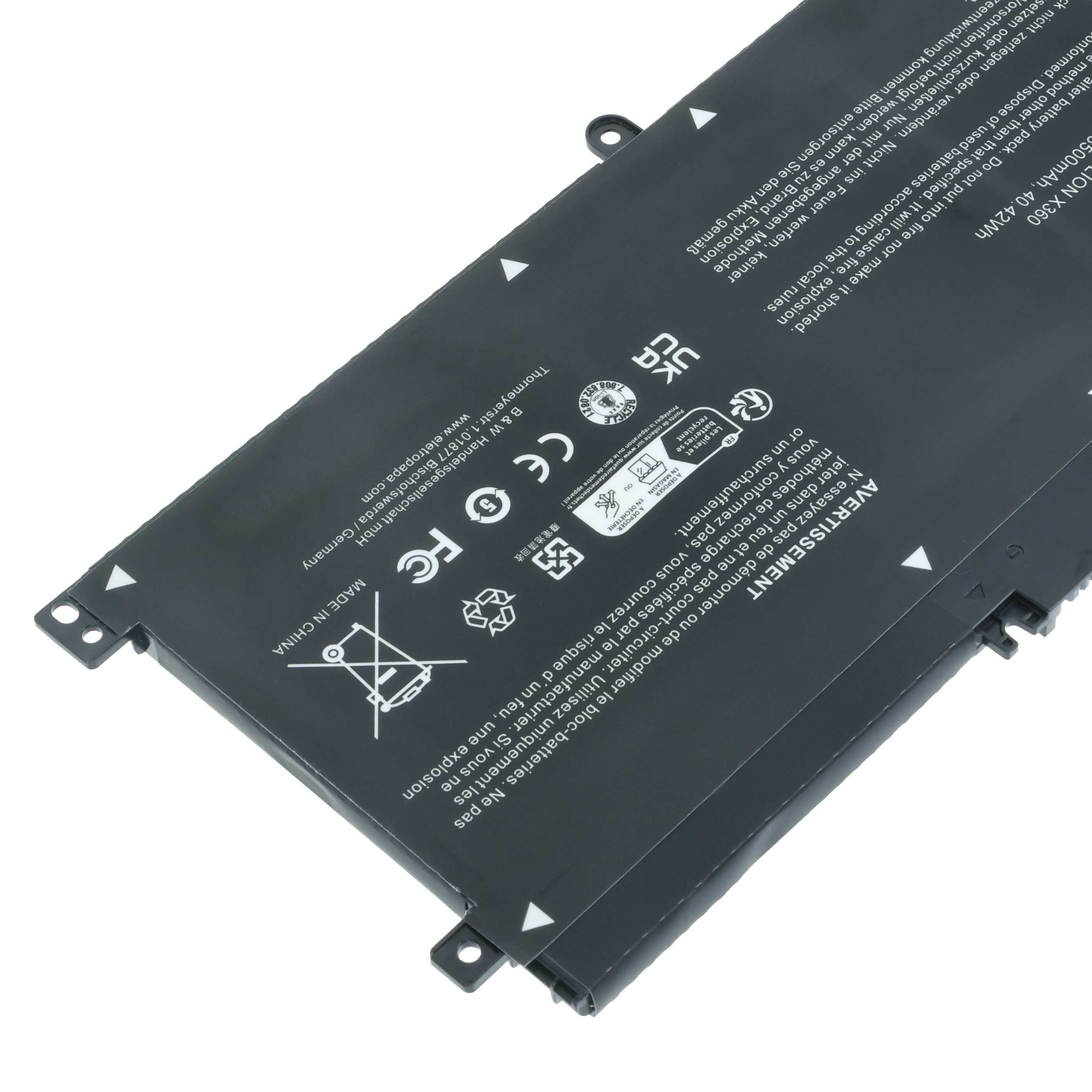 Akumulator do laptopa zamiennik HP 916366-421, 916811-855, BK03XL, HSTNN-LB7S - 3500 mAh 11,55 V LiPo, czarny