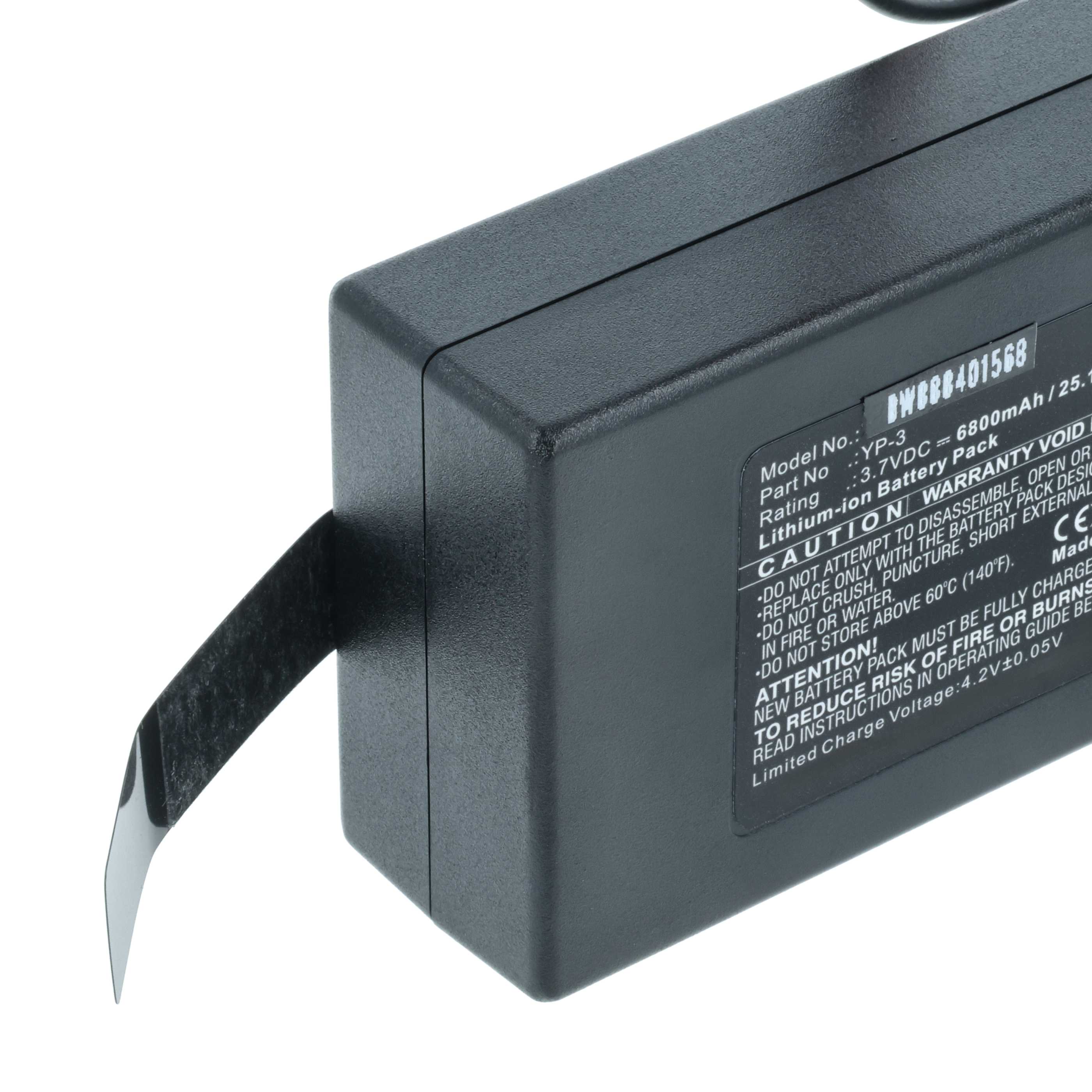 Batterie (2 pcs.) remplace Yuneec YP-3 modèle radio-télécommandé - 6800mAh 3,7V Li-ion