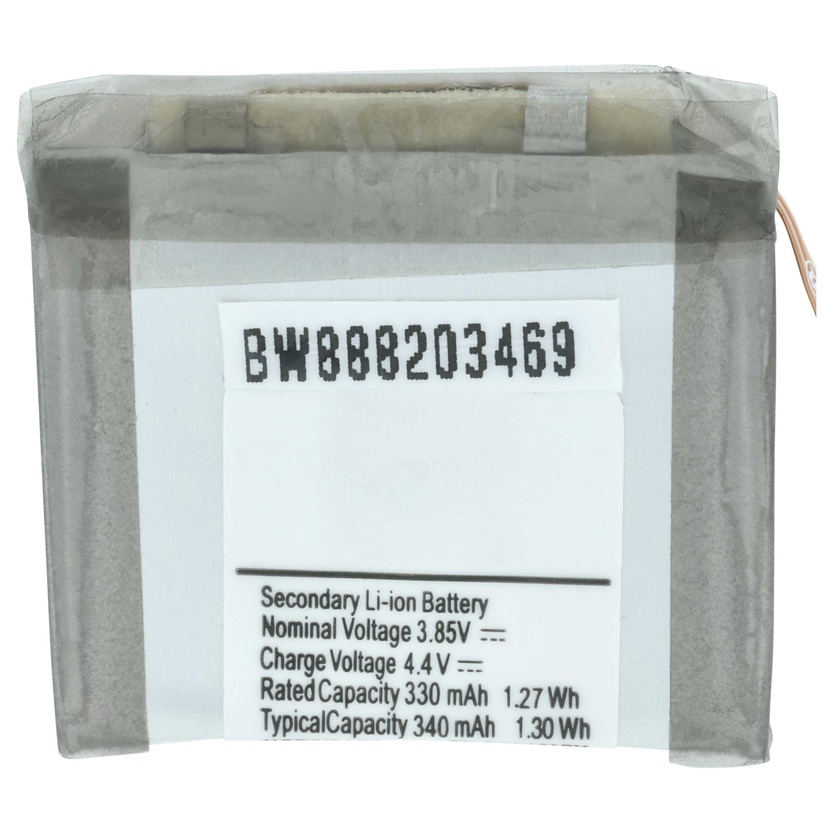 Batteria sostituisce Samsung EB-BR840ABY, GH43-05011A per smartwatch - 330mAh 3,85V Li-Poly