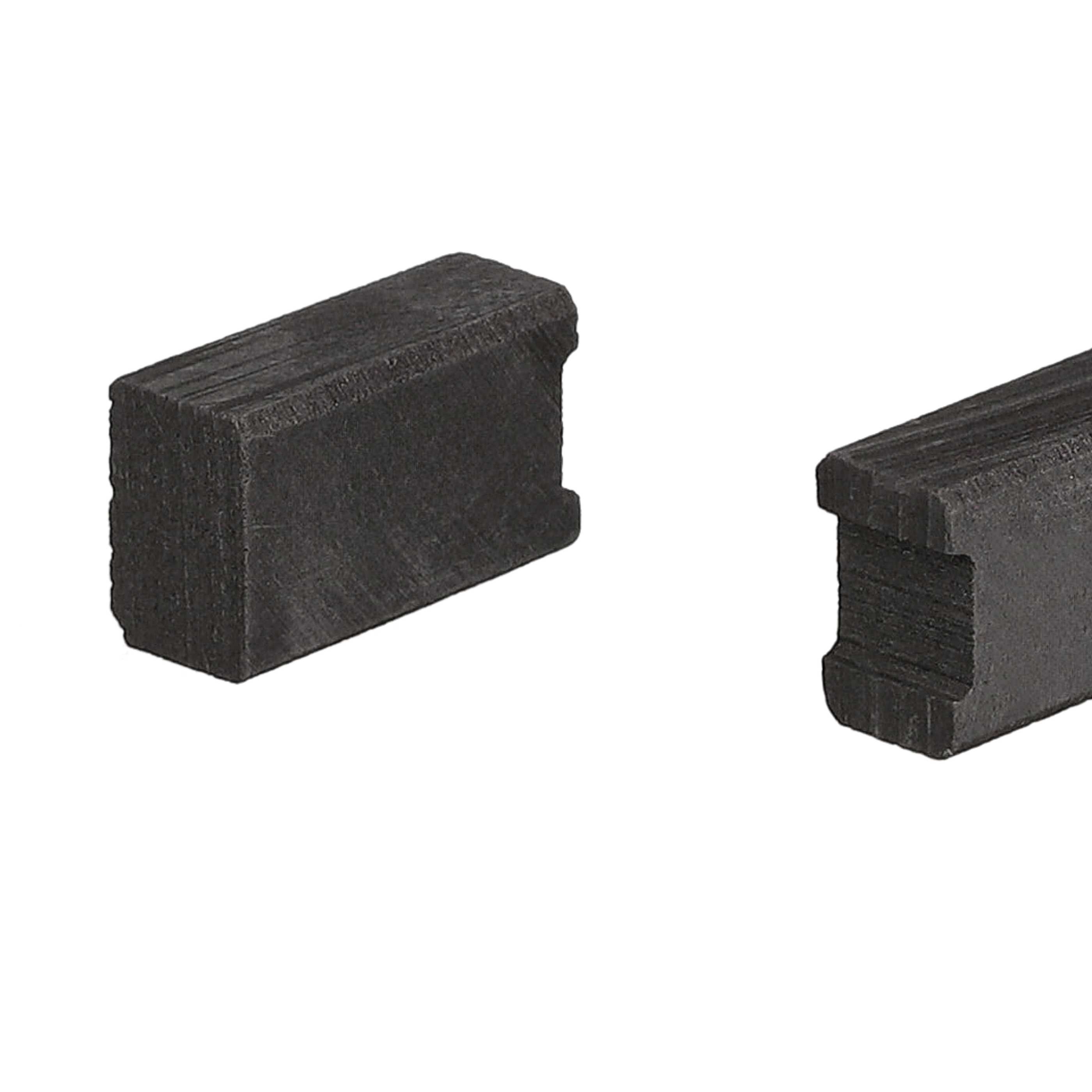 2x Carbon Brush Suitable for Bosch Electric Power Tool - 4 x 6 x 10 + 4 x 6 x 9.15 mm