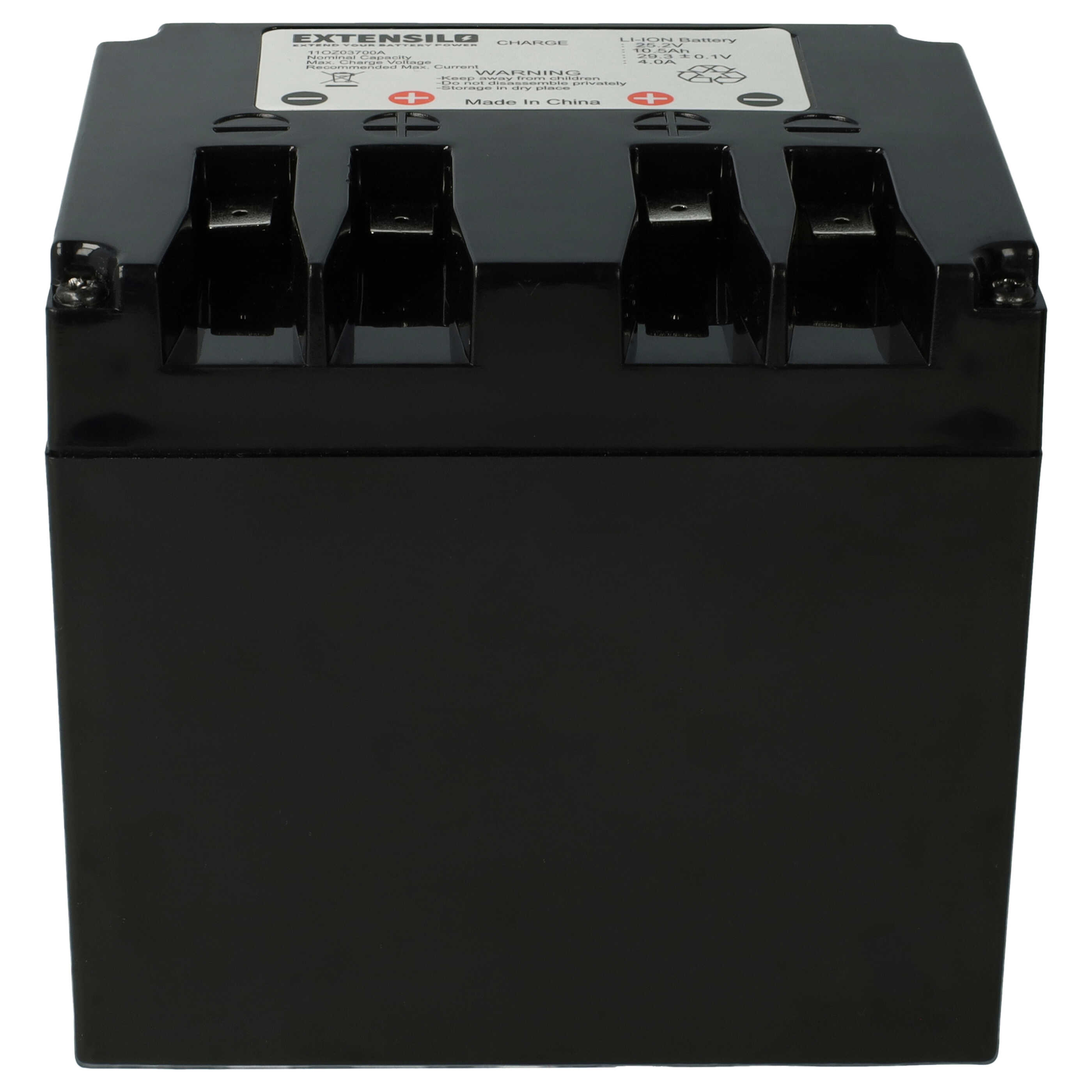 Lawnmower Battery Replacement for Zucchetti type B, 110Z03700A - 10500mAh 25.2V Li-Ion