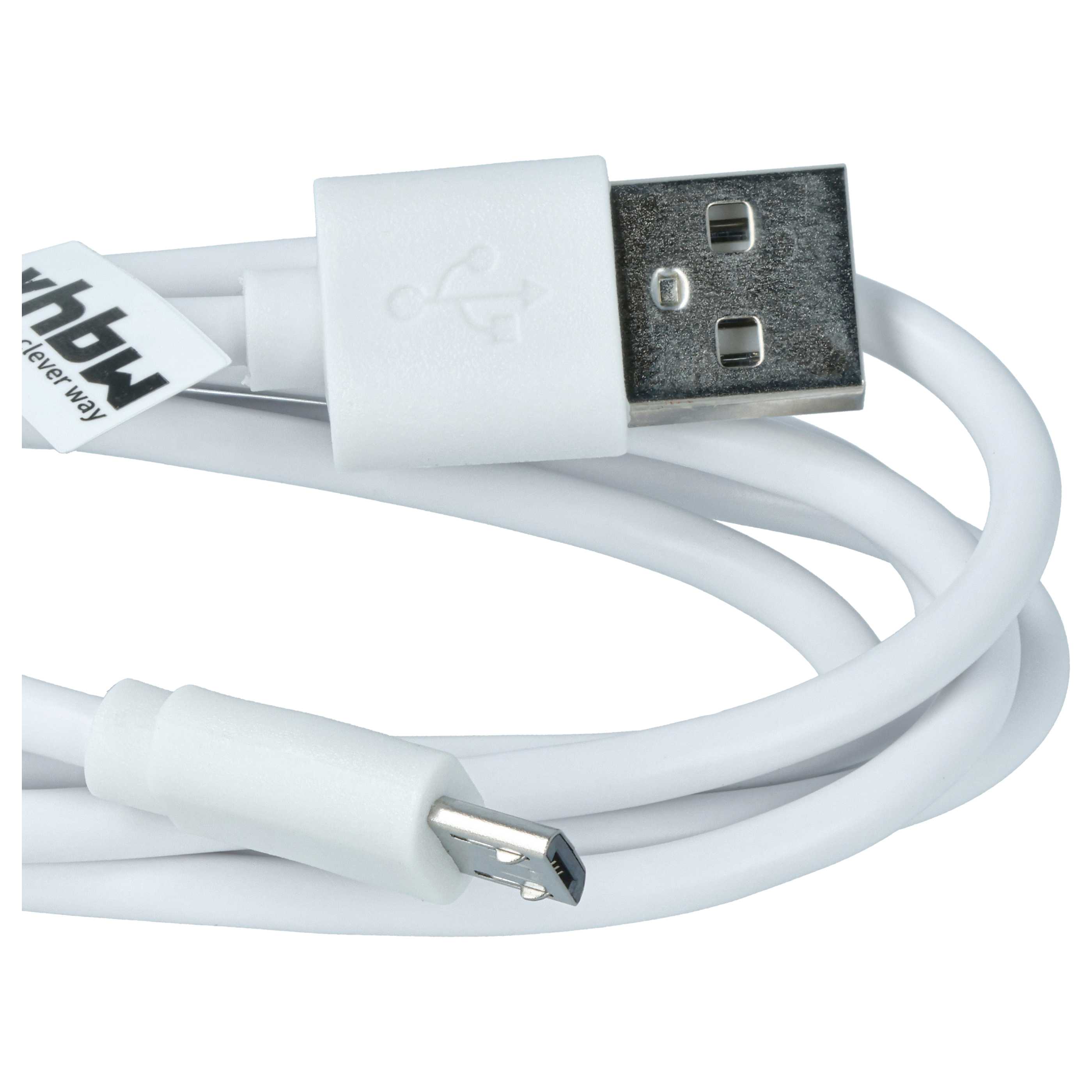 Cavo micro-USB USB tipo A a Micro-USB sostituisce Sony VMC-MD4 per diversidispositivi - bianco, 1 m