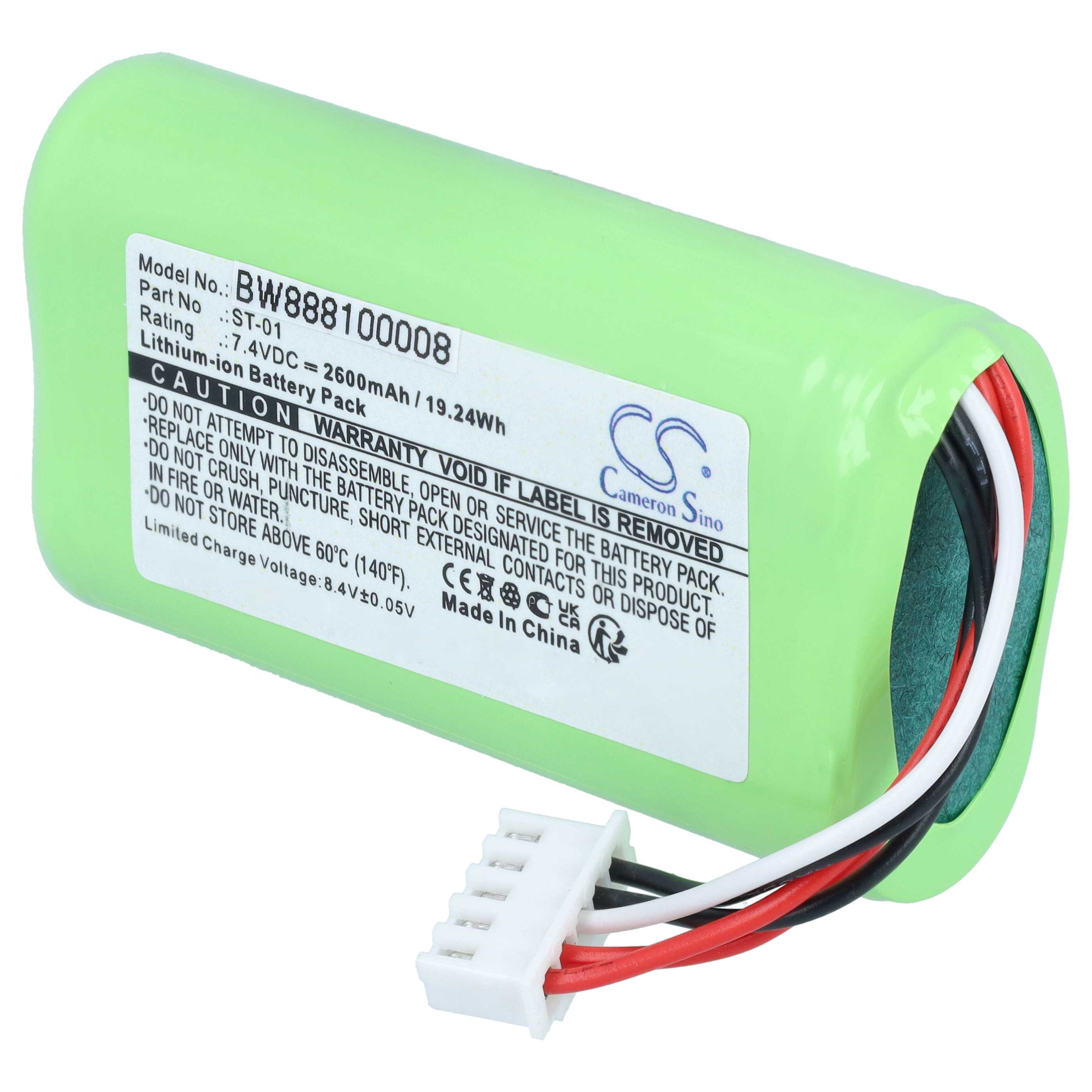 Akumulator do głośnika zamiennik Sony ST-02, ST-01 - Li-Ion 2600mAh
