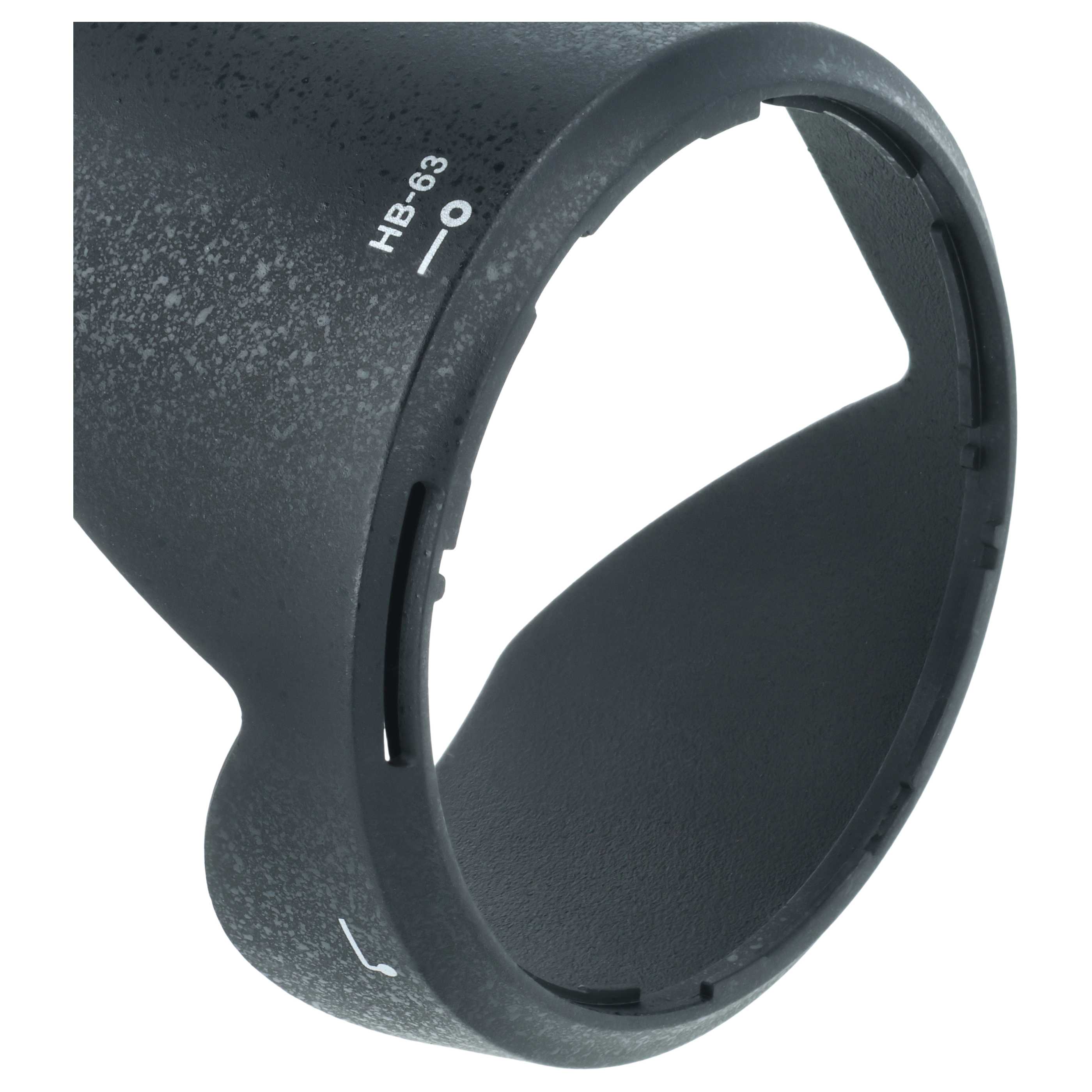 Lens Hood replaces Nikon HB-63 for Nikon Lens with 72 mm Diameter, plastic, black