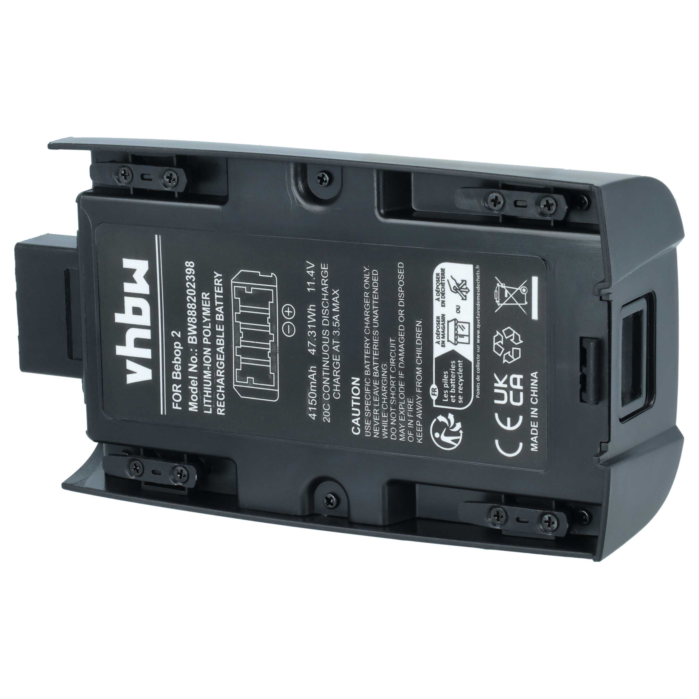 Batteria per drone quadri e multicottero Parrot Bebop 2 Power - 4150mAh 11,4V Li-Poly