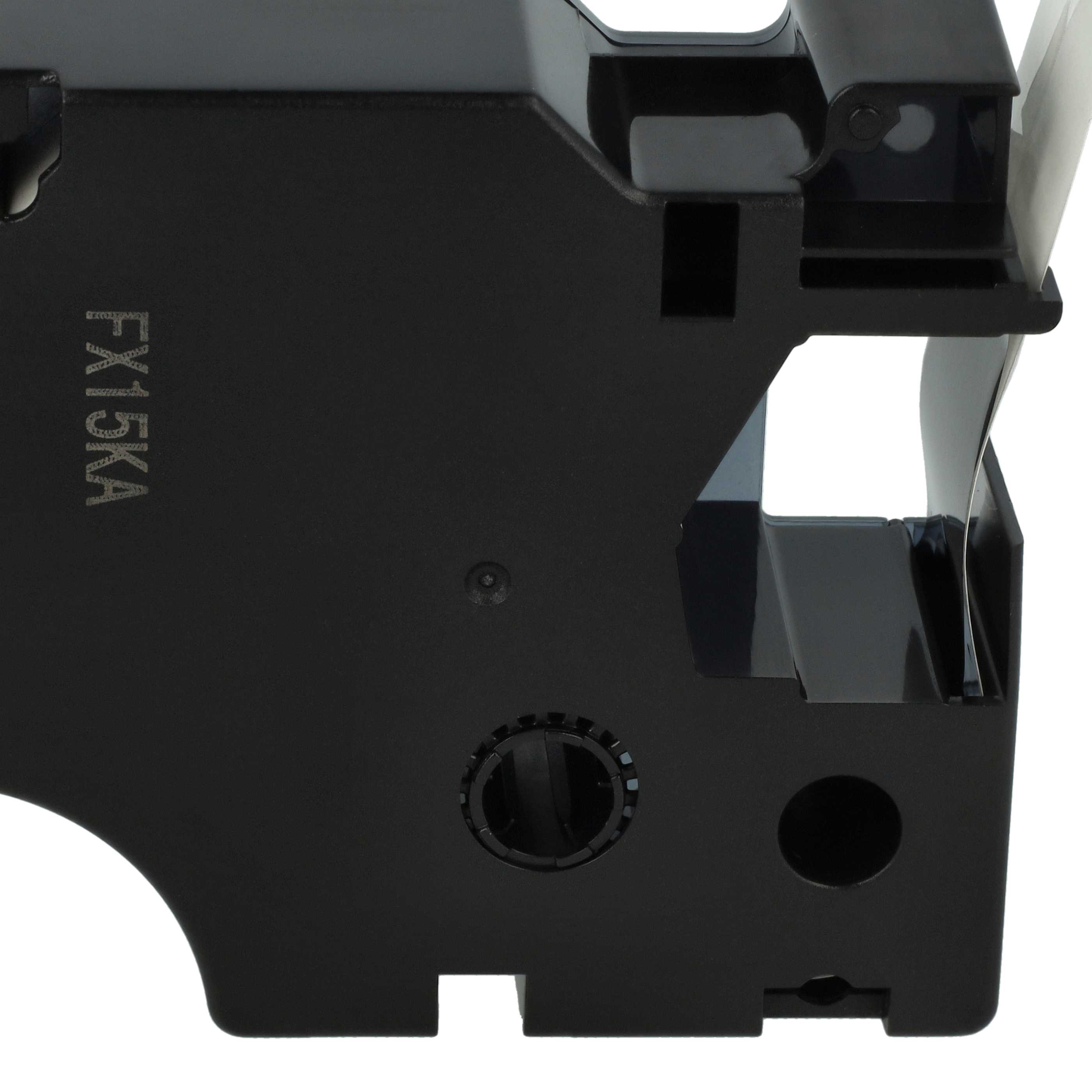 Label Tape replaces Dymo D1, 53710 - 24 mm Black to Transparent