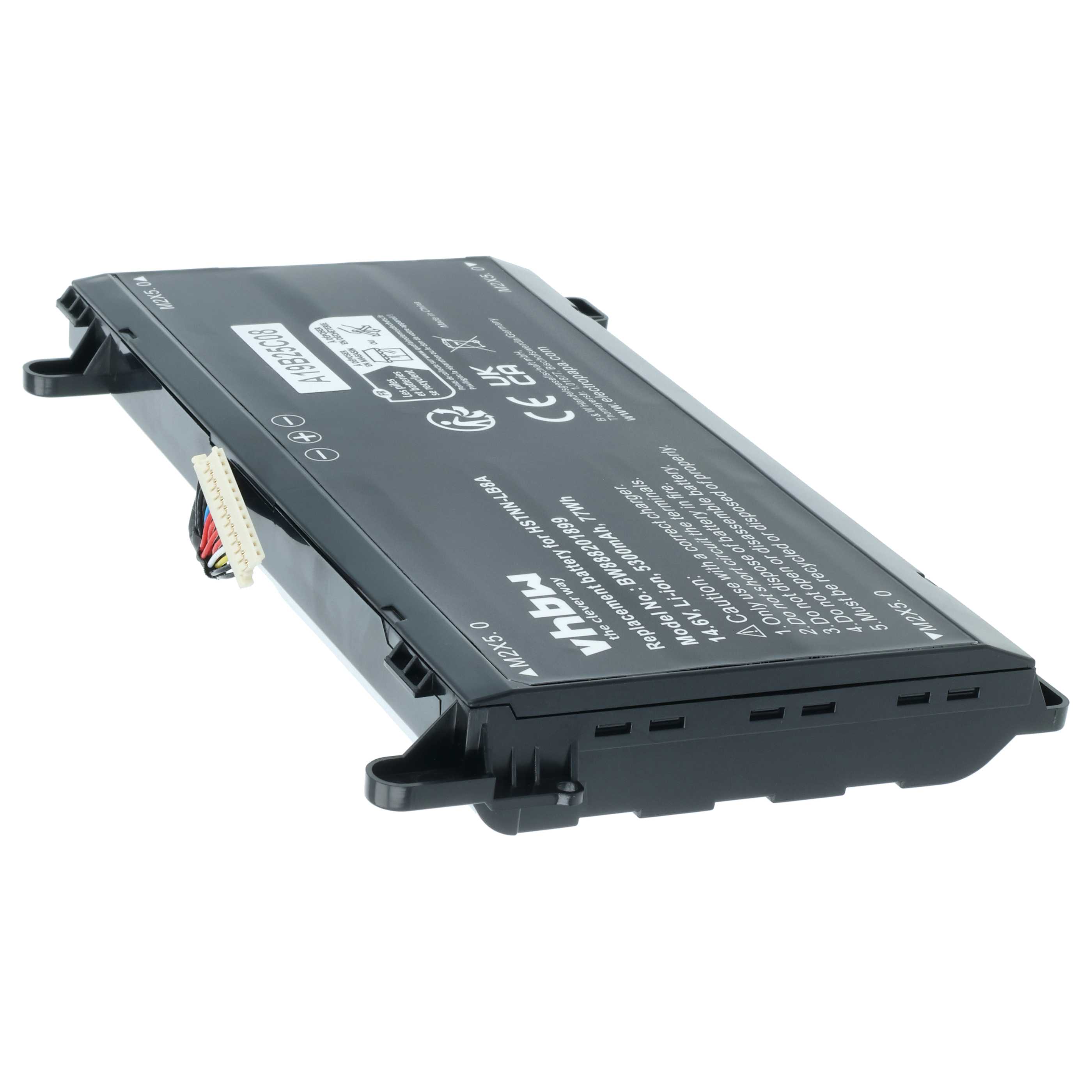 Akumulator do laptopa zamiennik HP 922753-421, 922752-421, 922976-855 - 5300 mAh 14,6 V Li-Ion, czarny