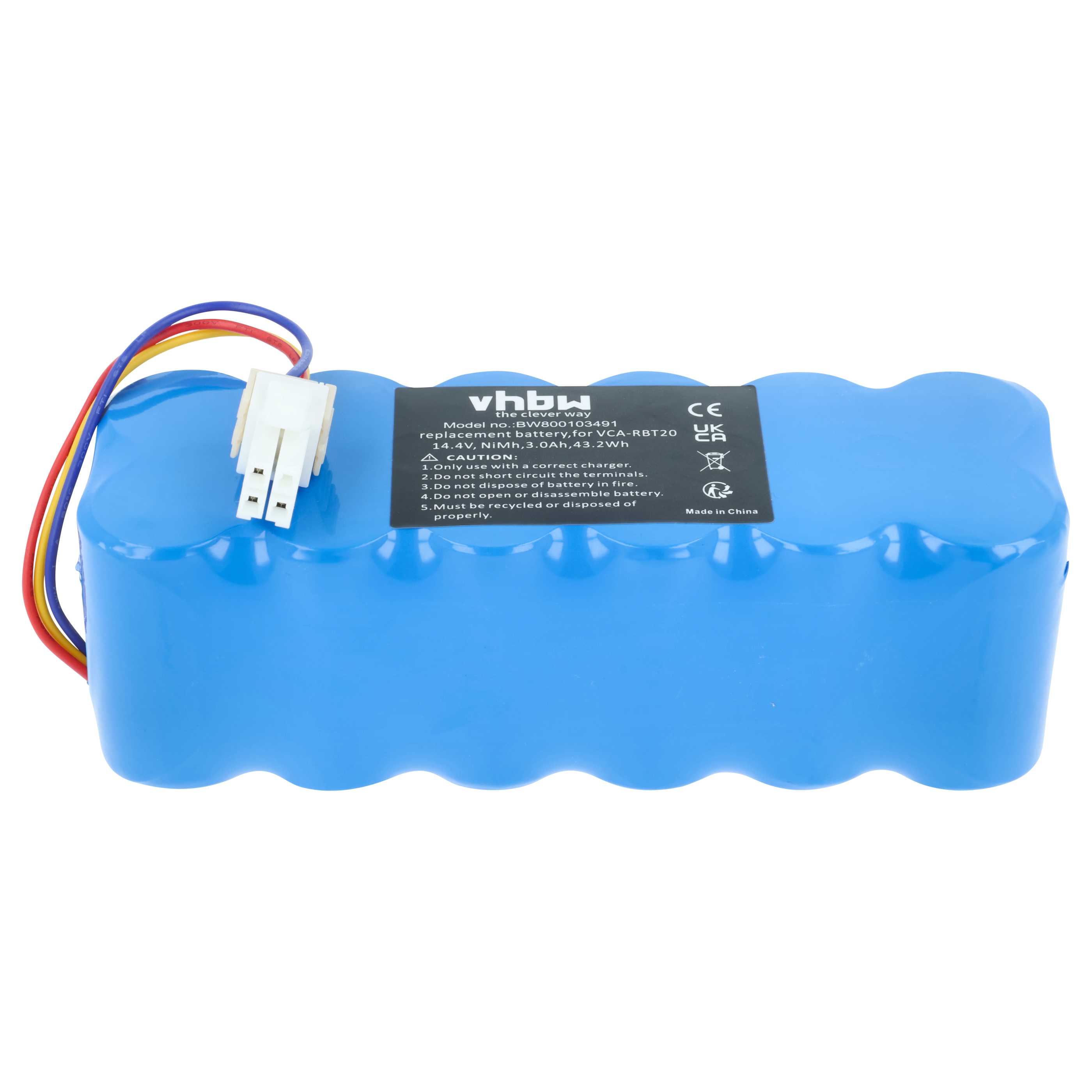 Batteria sostituisce Samsung AP5576883, DJ63-01050A, AP5579205 per robot aspiratore - 3000mAh 14,4V NiMH