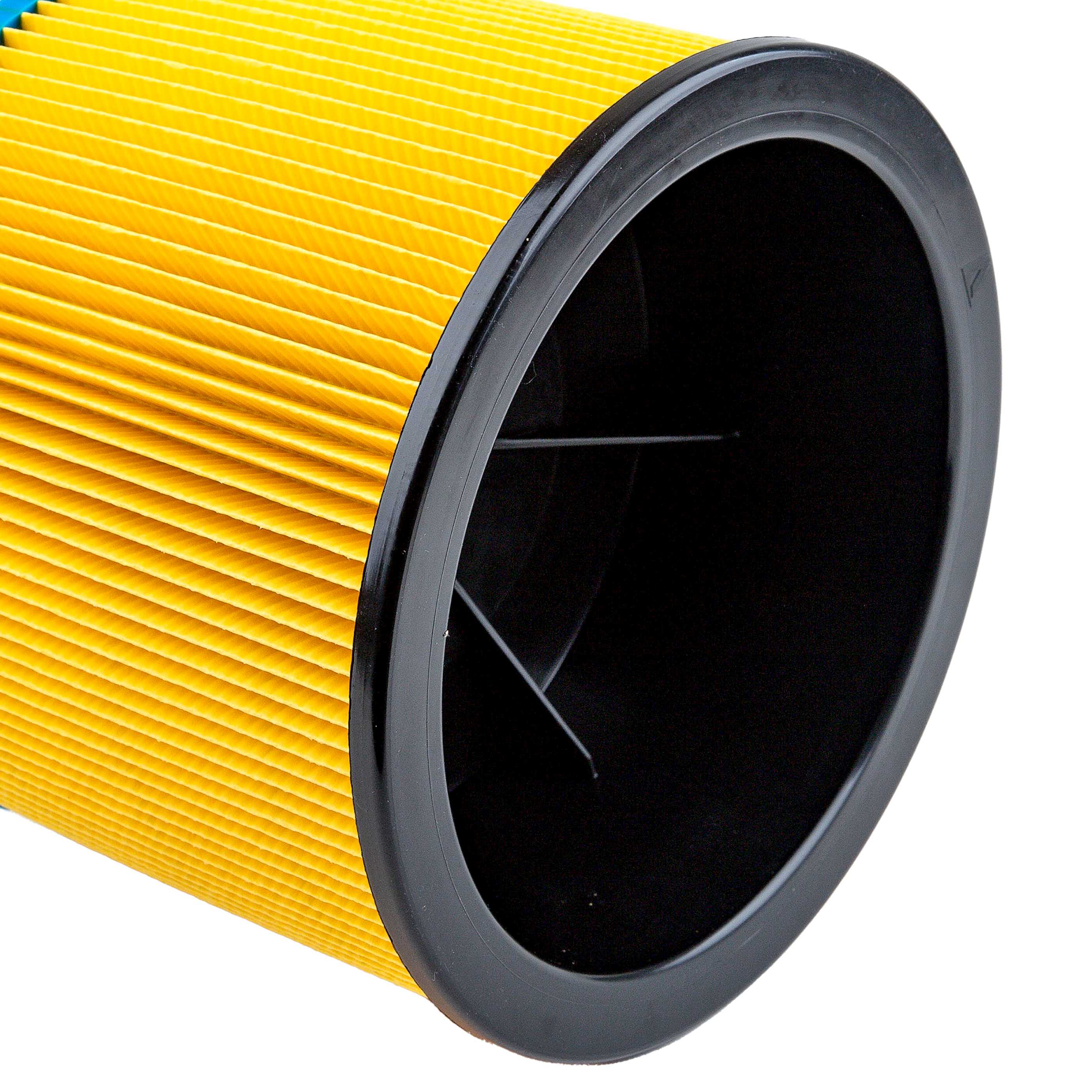 Filtercartridge filter replaces Starmix 413471, FP 7200 for Starmix Vacuum Cleaner, blue / yellow