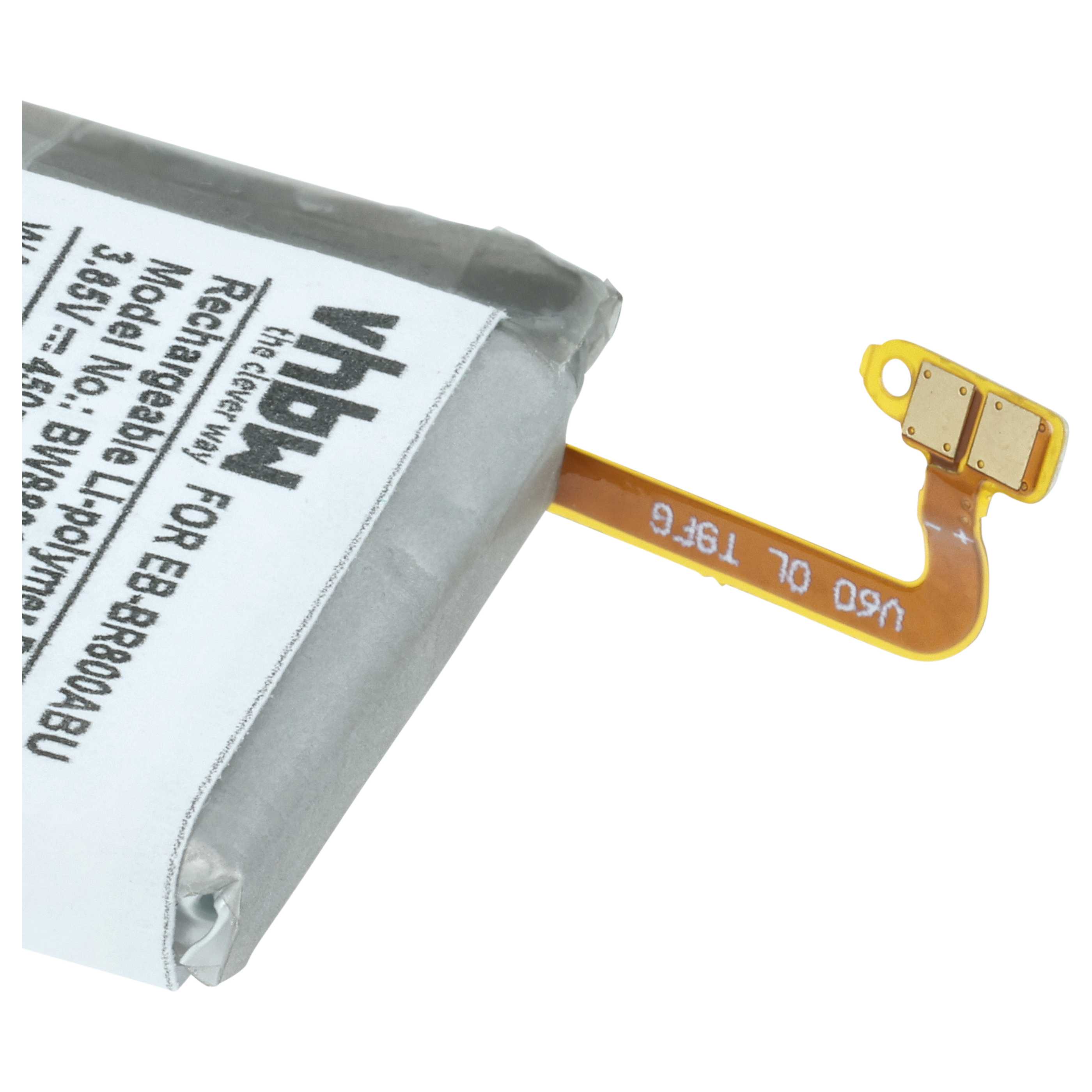 Smartwatch Battery replaces Samsung EB-BR800ABU, GH43-04855A - 450 mAh 3.85 V Li-polymer