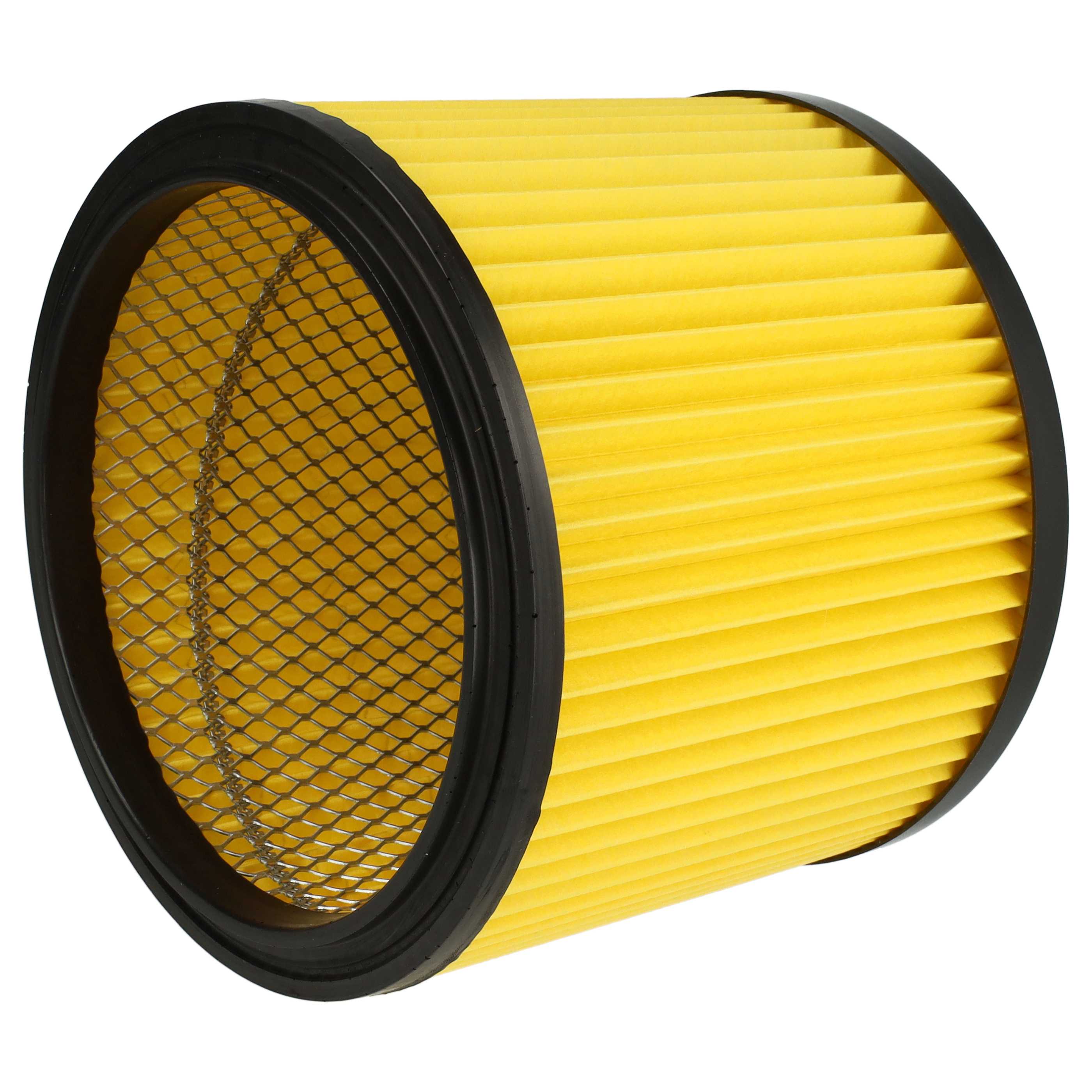 5x Filtercartridge filter replaces Einhell 23.511.10, 2351110 for Basic Vacuum Cleaner, yellow