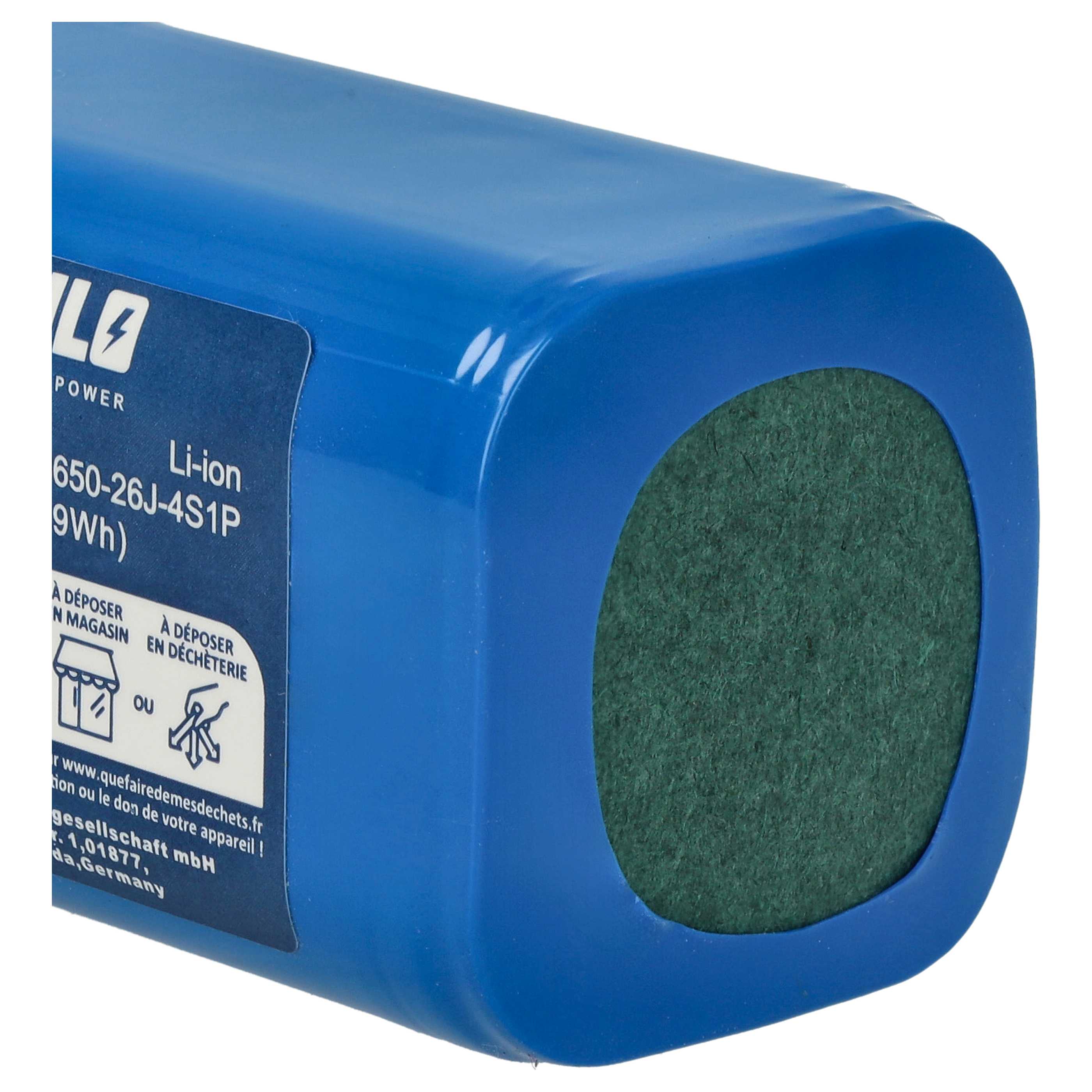 Battery replaces Cecotec CONG1002 for Eufy etc. 3400mAh, 14.4V, Li-Ion