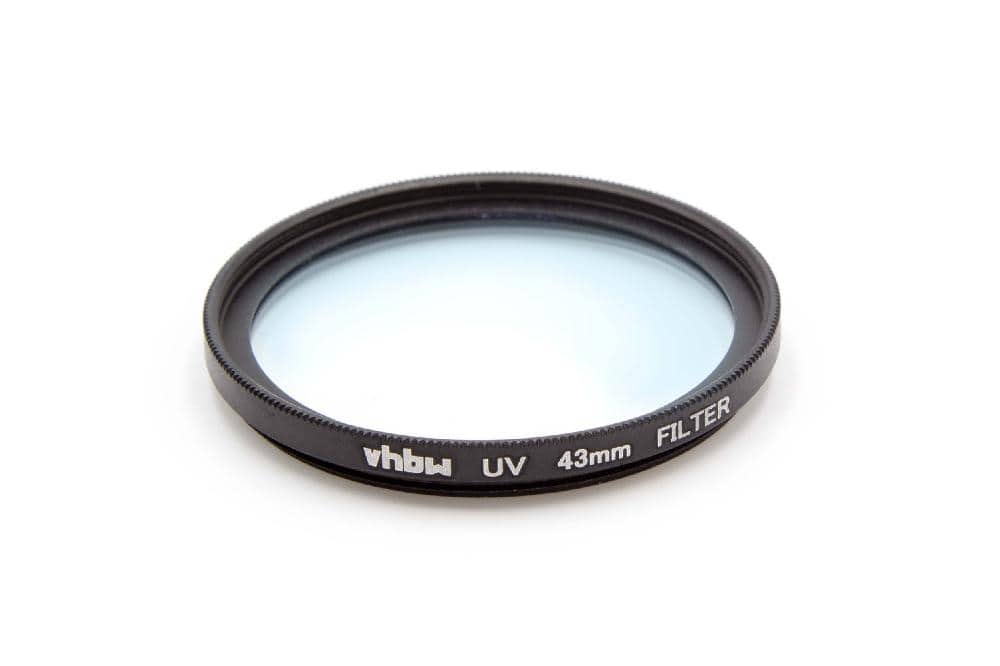 Filtre UV pour appareil photo et objectif de diamètre 43 mm - Filtre de protection