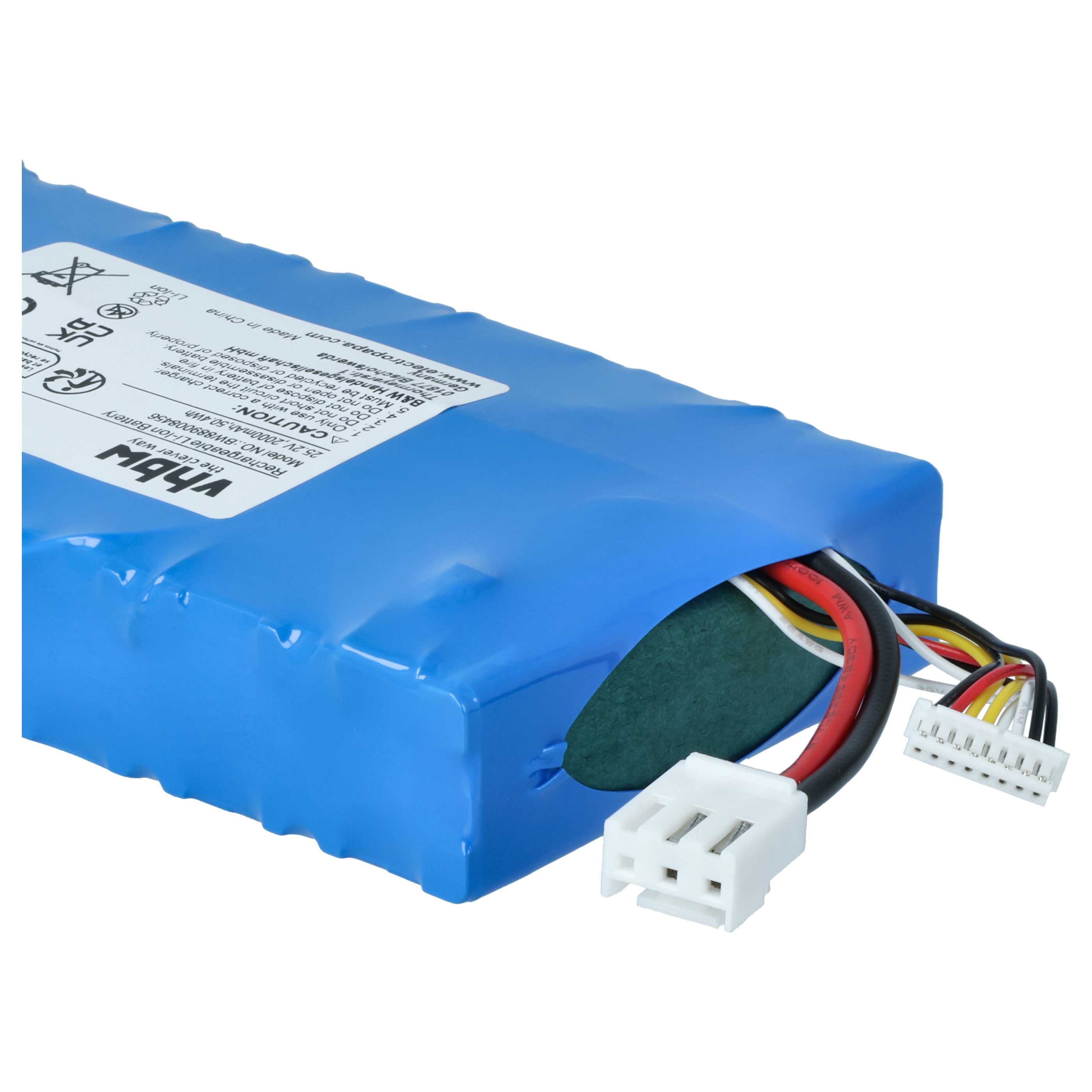 Batterie pour aspirateur Grundig, Eureka, Beko, Midea - 2000mAh 25,2V Li-ion