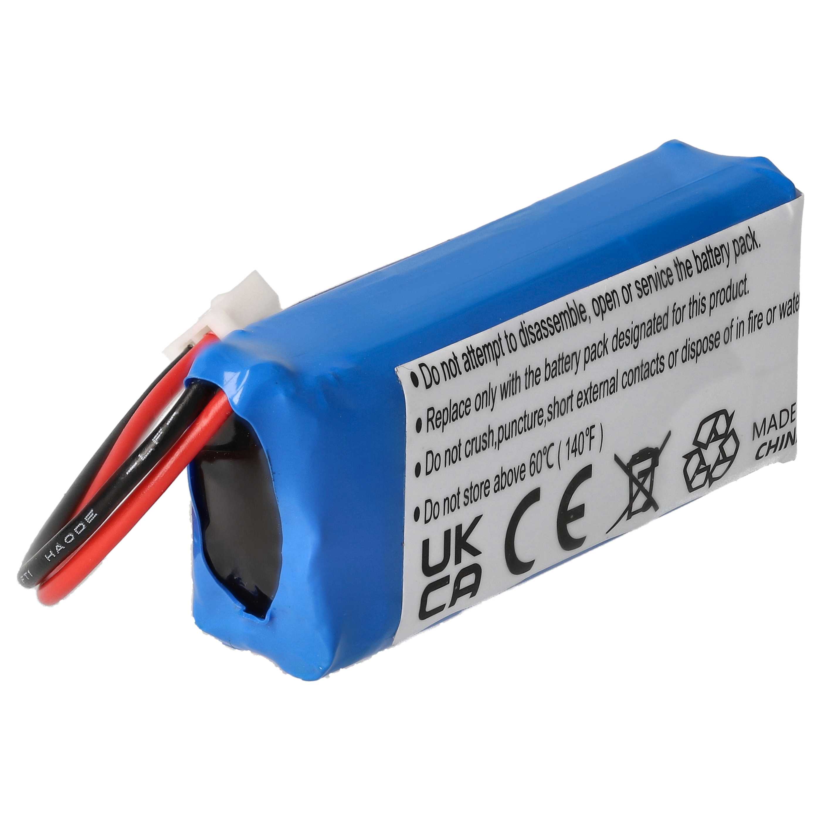 Handheld Transmitter Battery Replacement for Dogtra AAE562438P6H, AE602048P6H - 500 mAh 7.4 V Li-polymer