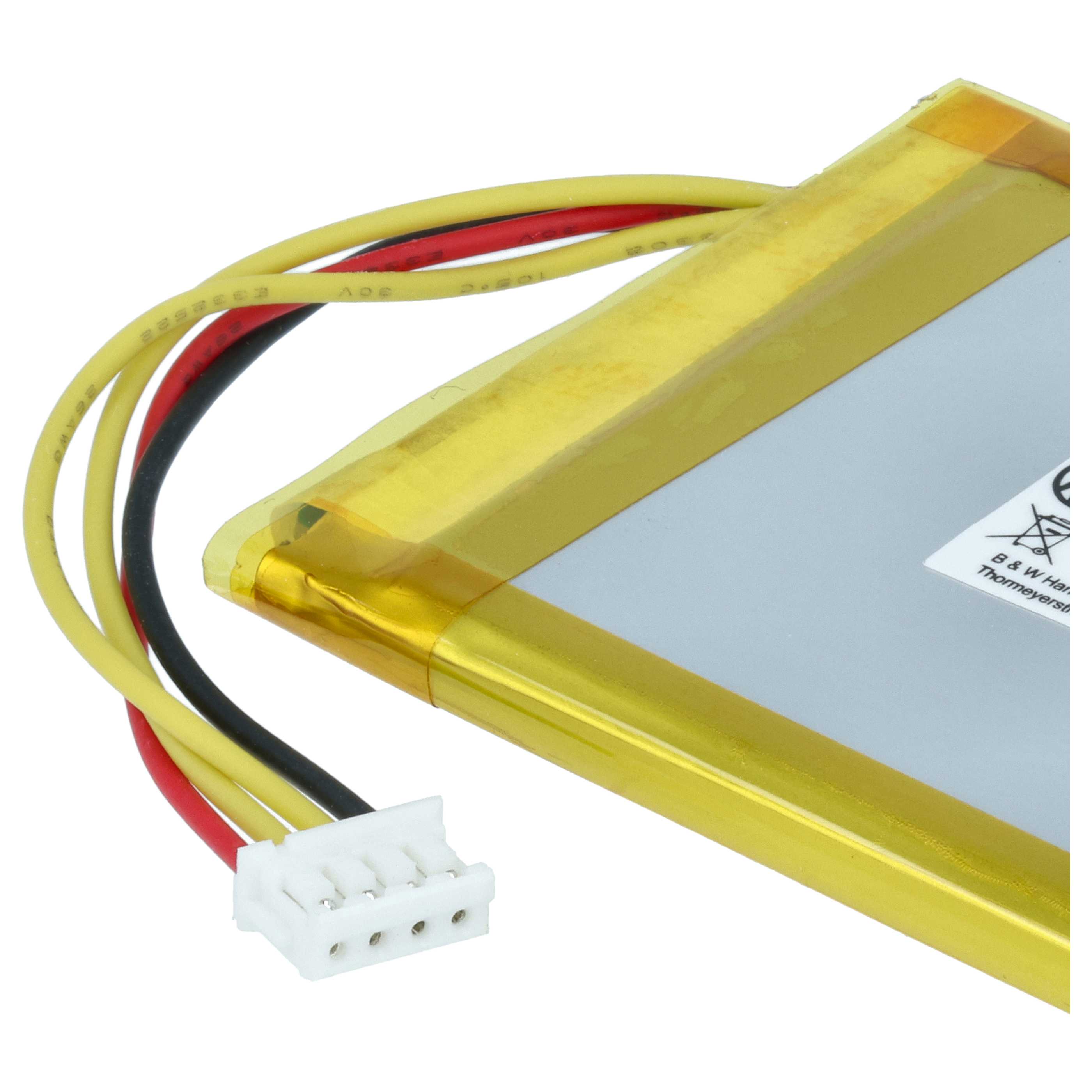 Akumulator do głośnika zamiennik JBL MLP284154, GO2/MLP284154 - LiPo 730mAh