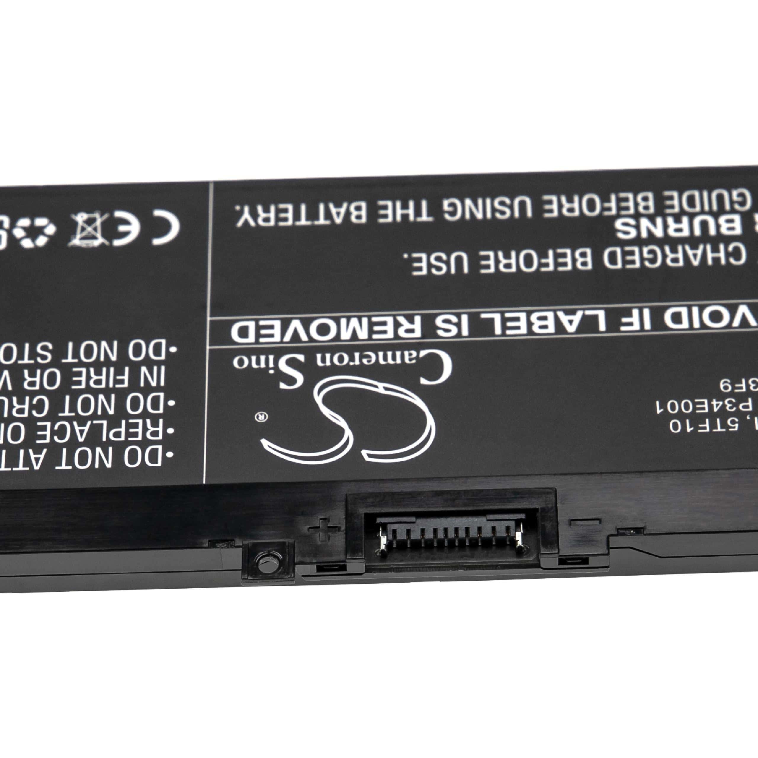 Batería para notebook Dell Precision 7330 - 8000 mAh 11,4 V Li-poli