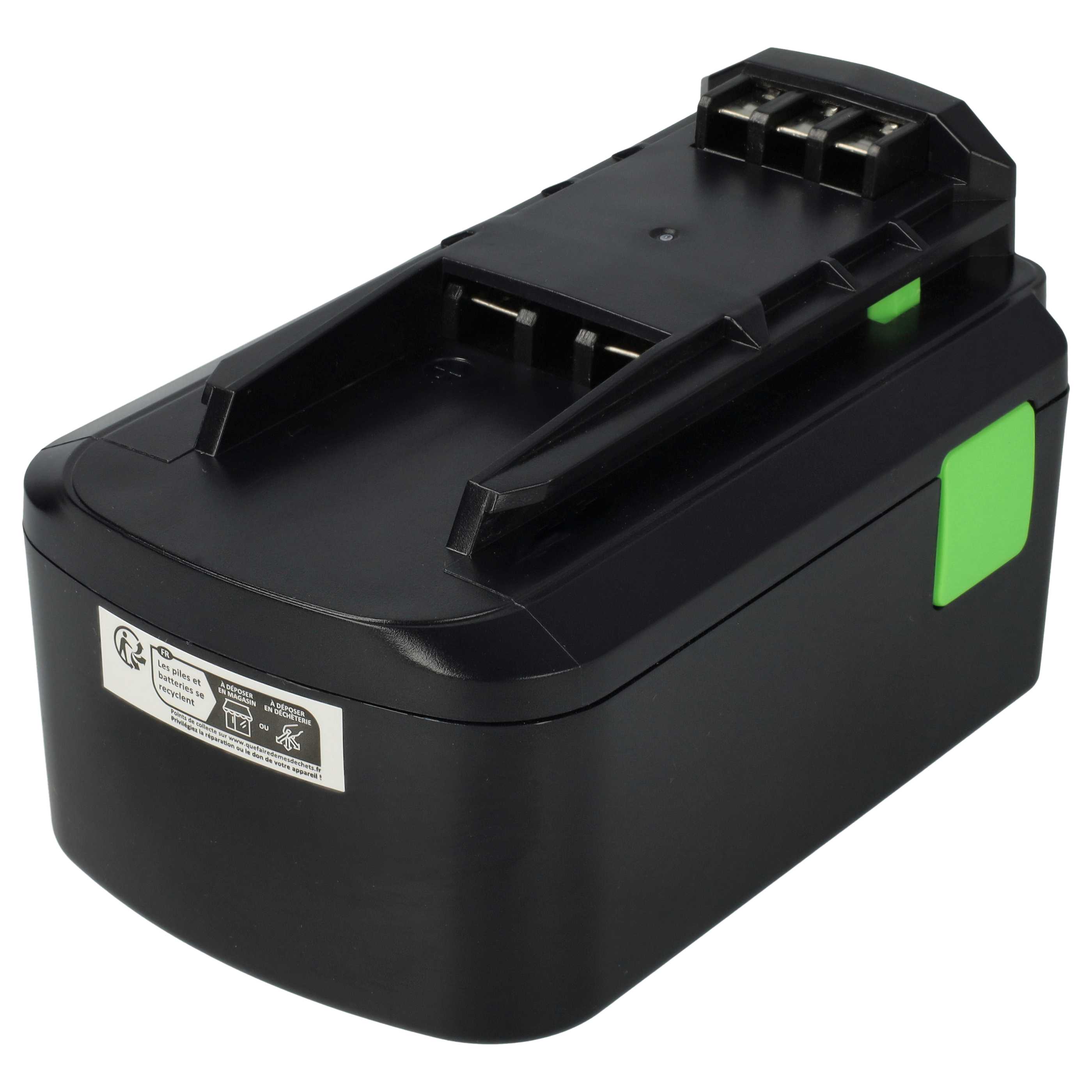 Batteria per attrezzo sostituisce Festo / Festool BPC 18 Li, 499849, 498343 - 4000 mAh, 18 V, Li-Ion