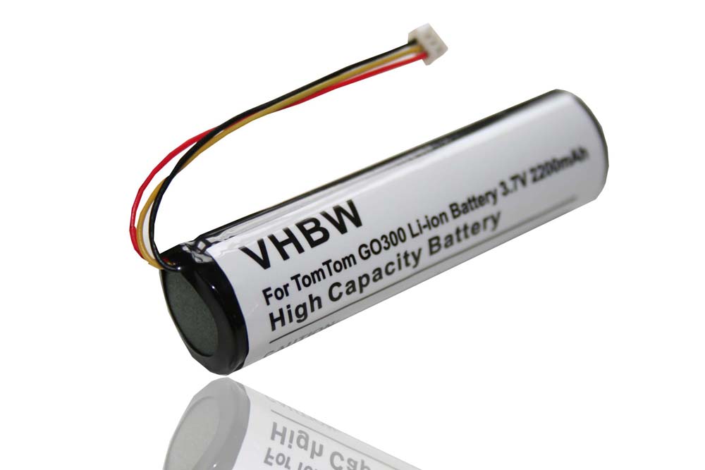 Batteria sostituisce VF5 per navigatore Garmin - 2200mAh 3,7V Li-Ion
