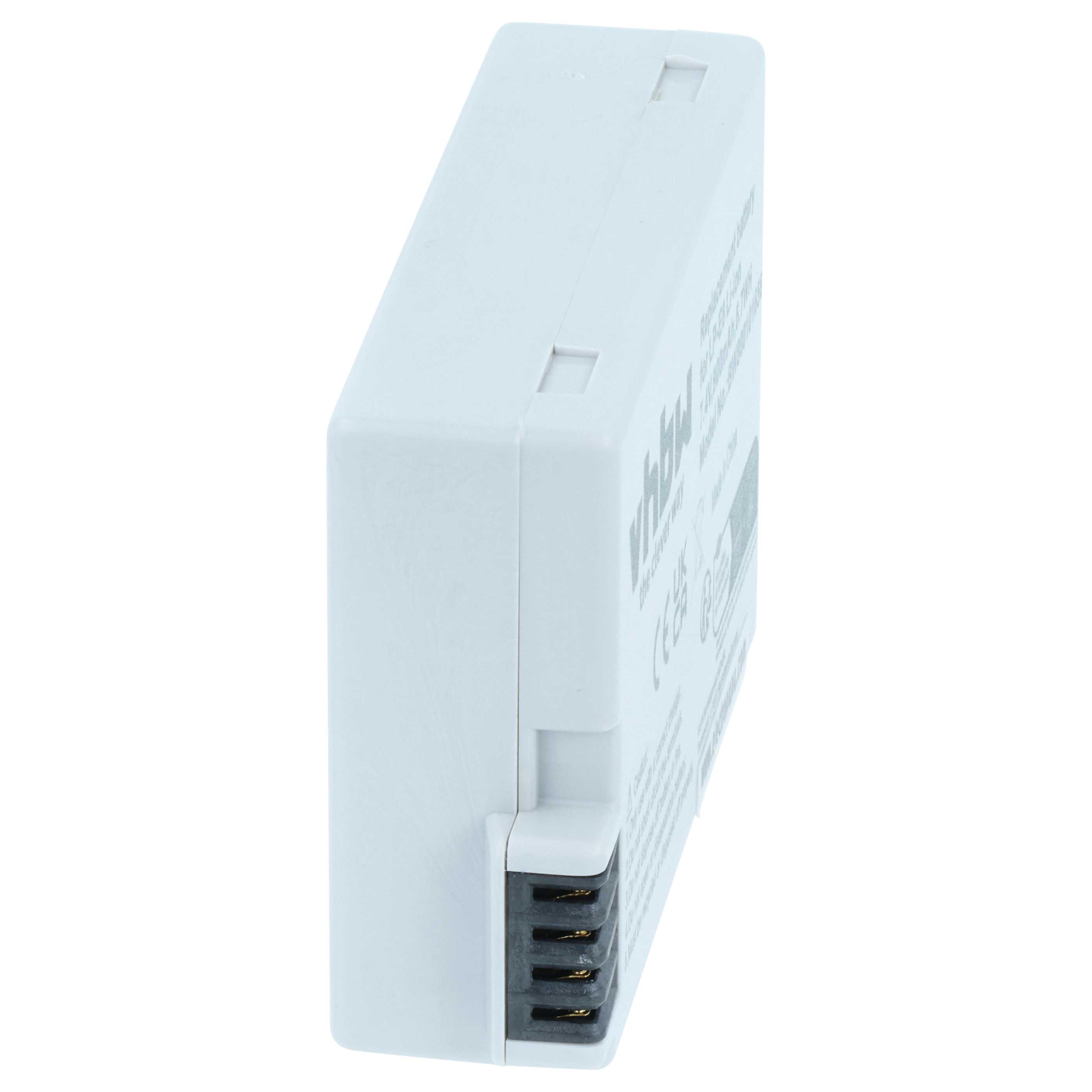 3x Battery replaces Canon LP-E8 - 900mAh, 7.2V, Li-Ion