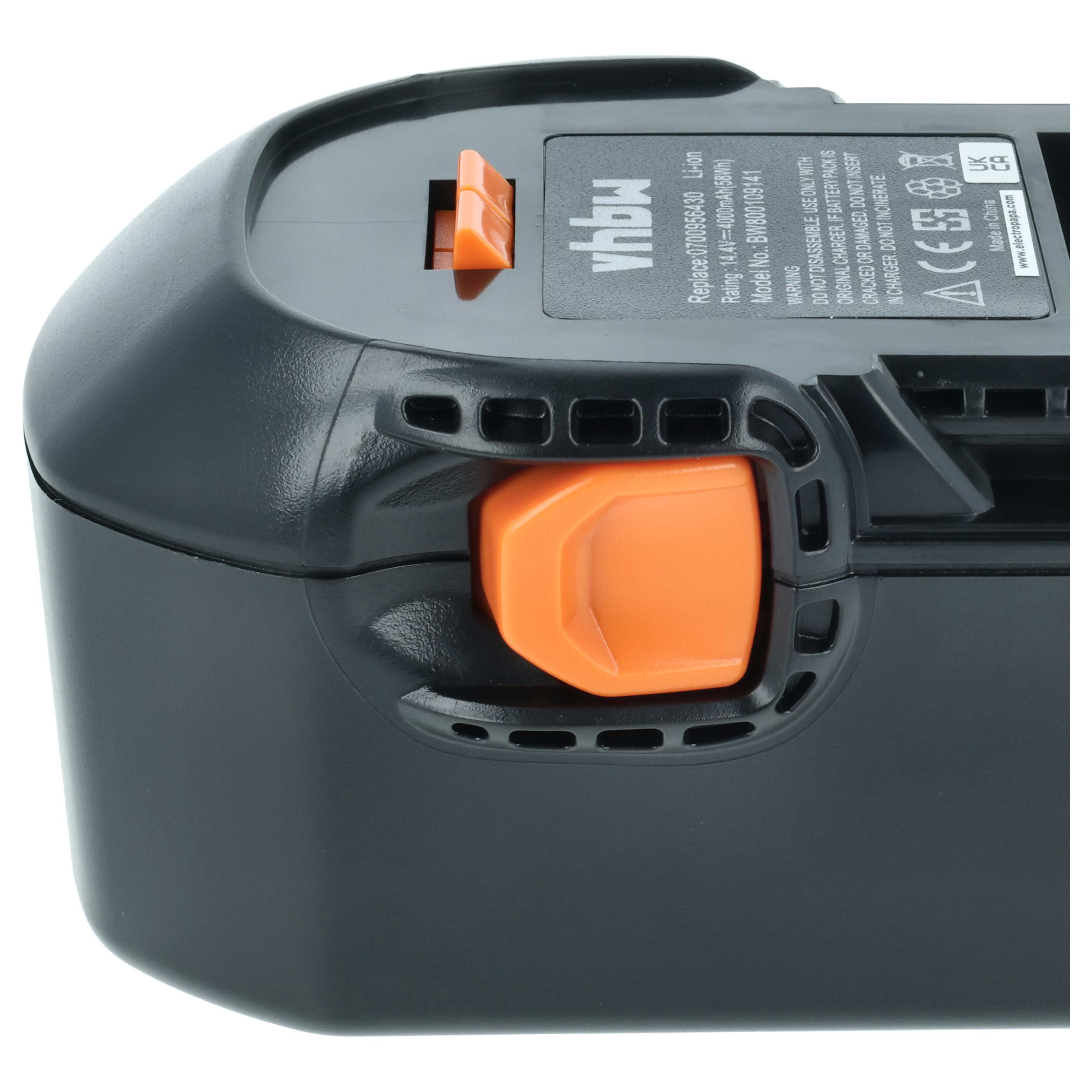 Batterie (2 pcs.) remplace 0700956430, 4932 352111, 4002395367641 outil électrique Fromm - 4Ah 14,4V Li-ion
