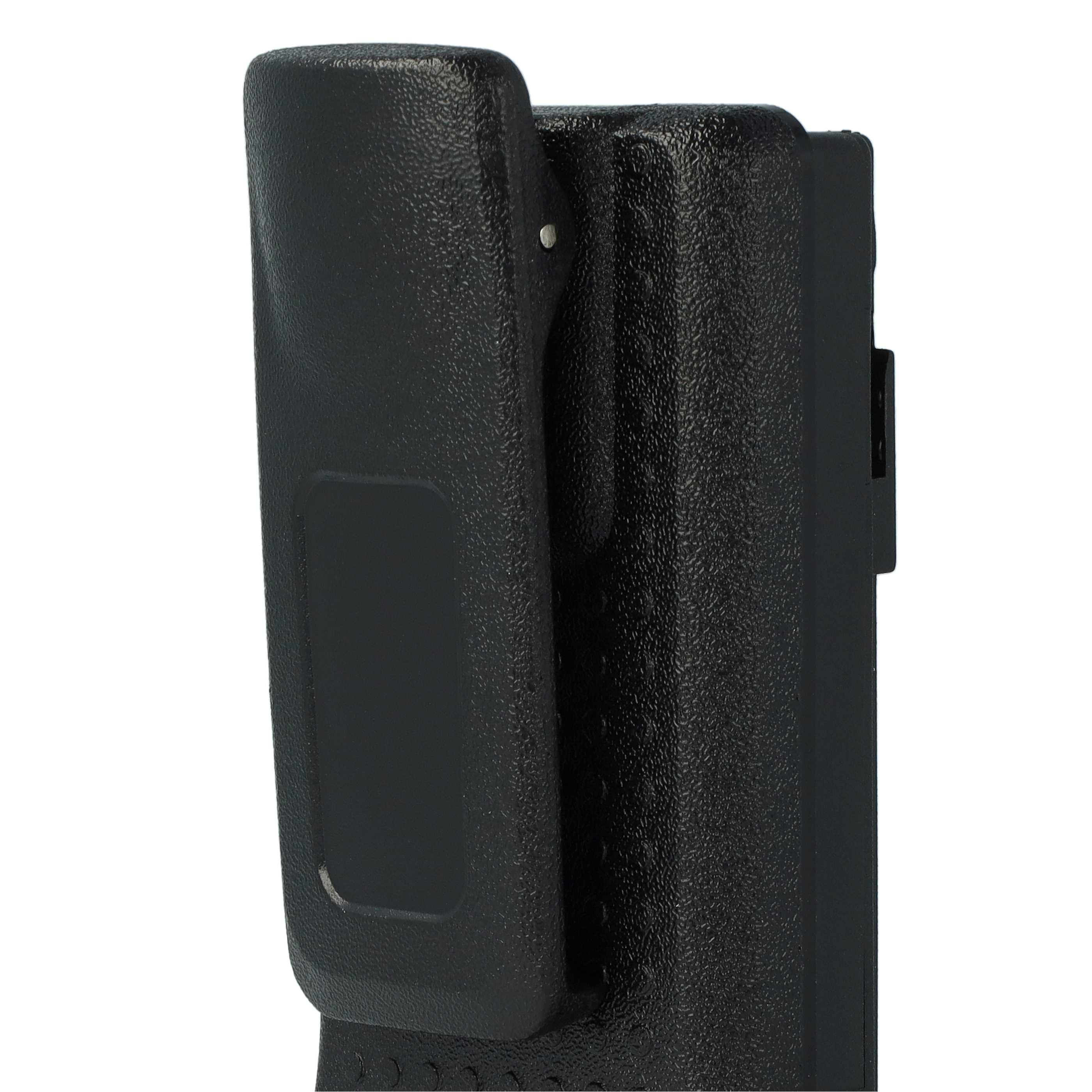 Radio 5x Battery replaces Motorola PMNN4406, PMNN4409BR, PMNN4406BR - 3000 mAh 7.4 V Li-Ion + Belt Clip