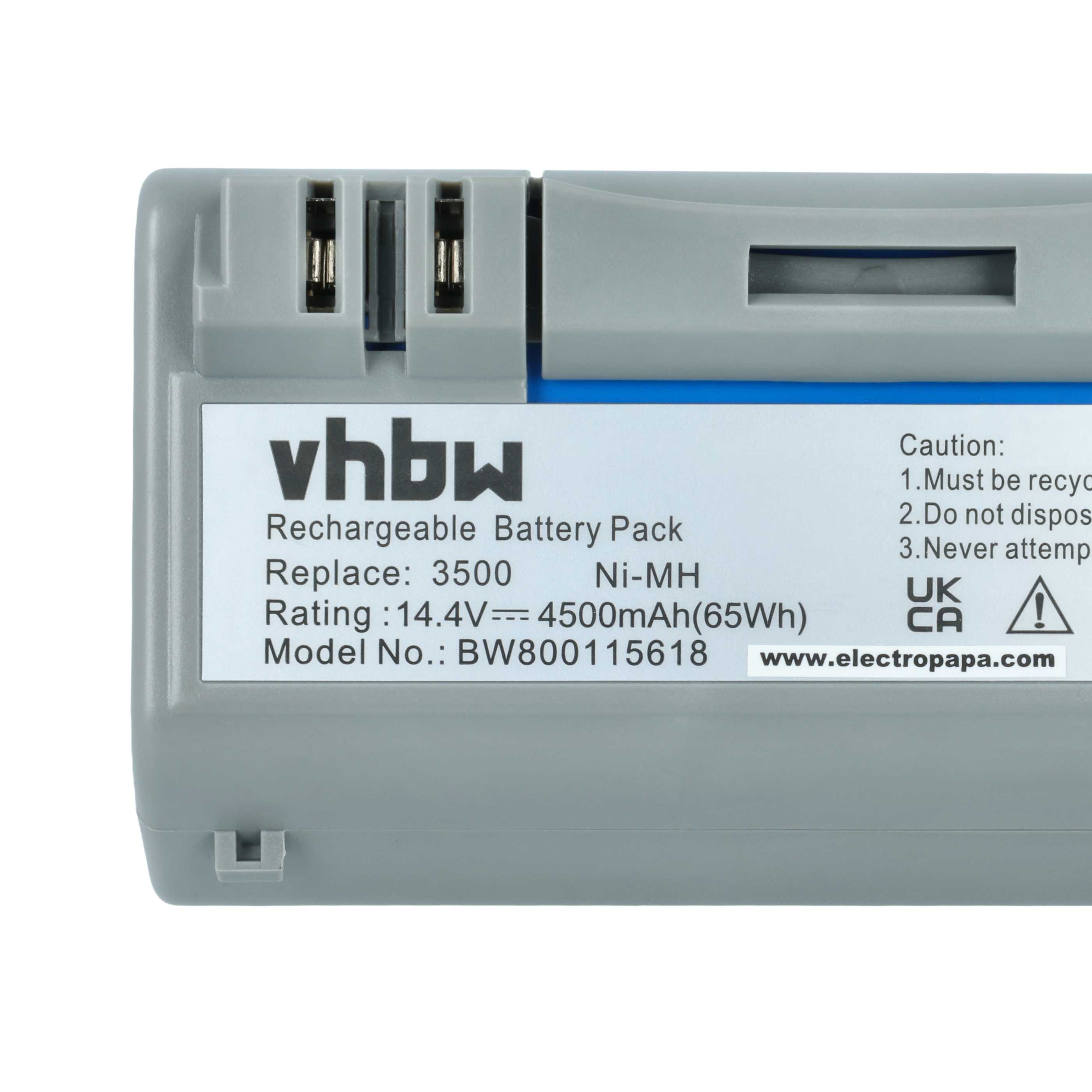Batteria sostituisce AEG SP385-BAT, 14904, SP5832 per aspirapolvere - 4500mAh 14,4V NiMH
