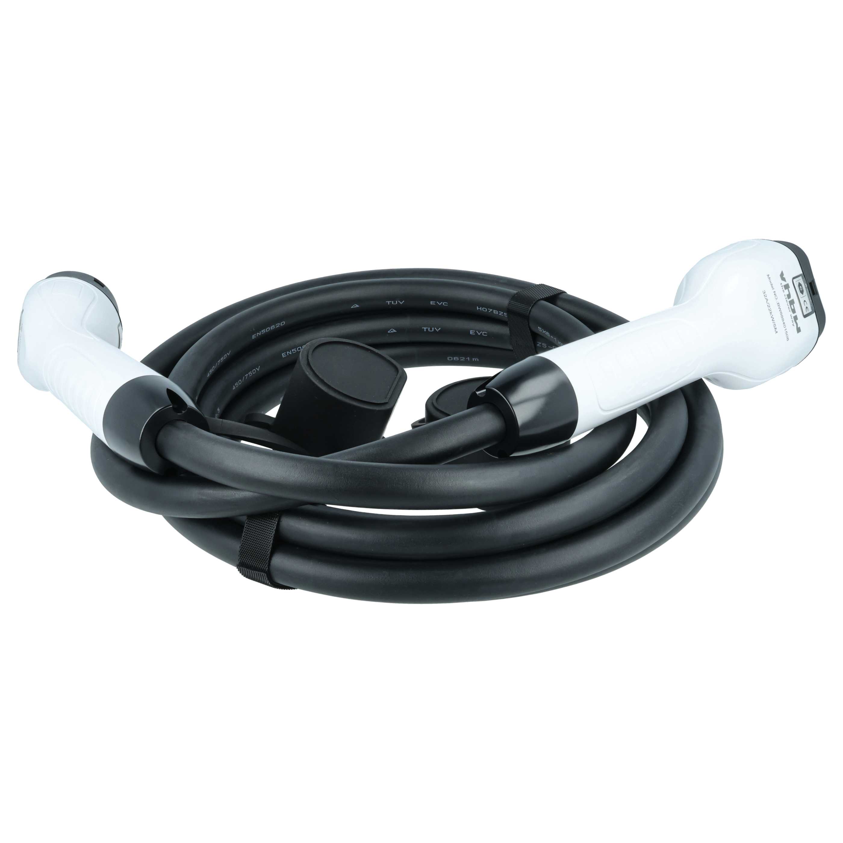 Charging Cable - Type 2 to Type 2 Cable, 3-phase, 32 A, 22 kW, 5 m