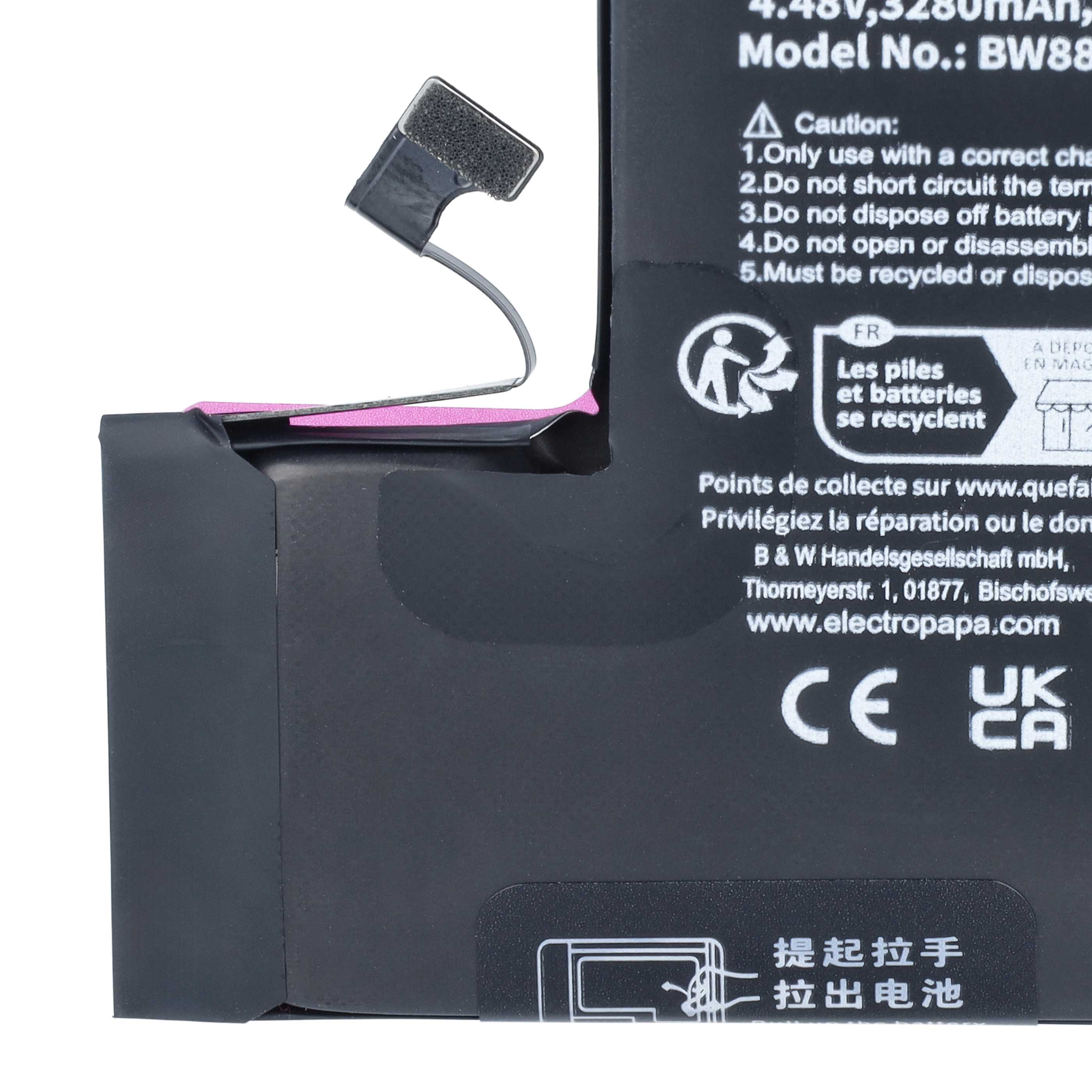 Akku als Ersatz für Apple A3011 für Apple - 3280mAh 4,48V Li-Polymer