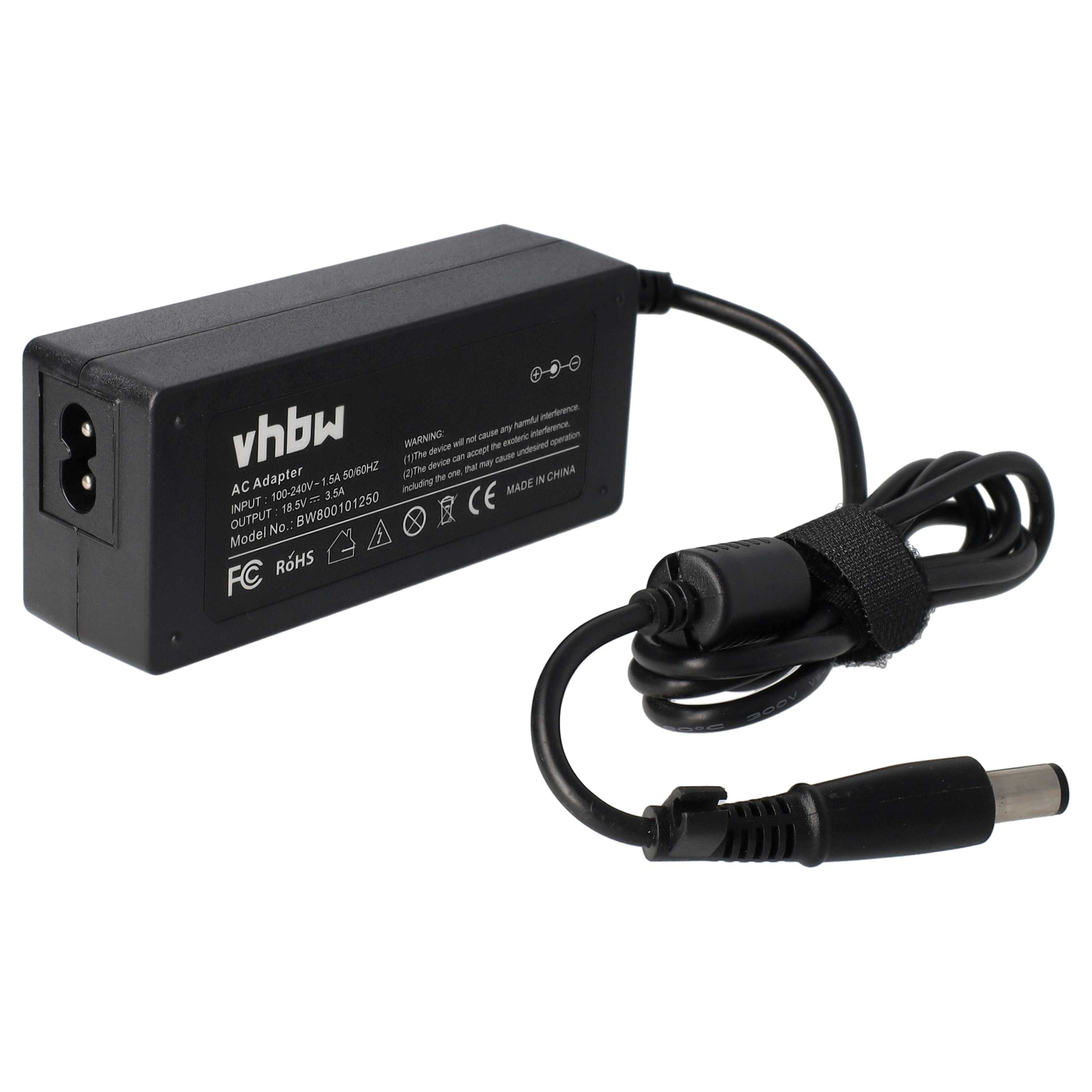 Mains Power Adapter replaces HP 382021-002, 384021-001, AP091F13LF, P/N 391173-001 for HPNotebook etc., 65 W