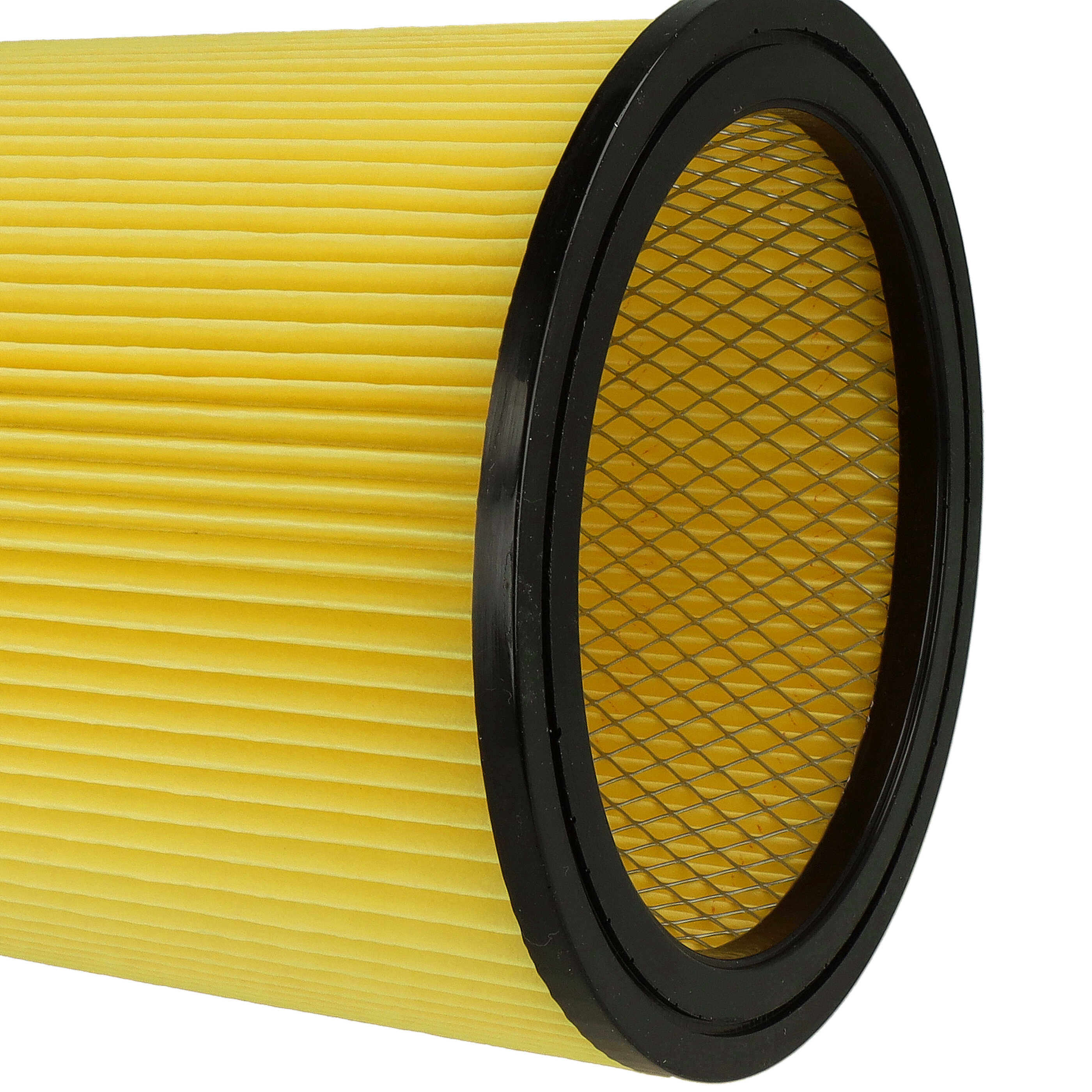 2x Filtercartridge filter replaces Thomas 195118, 787115 for Thomas Vacuum Cleaner, black / yellow