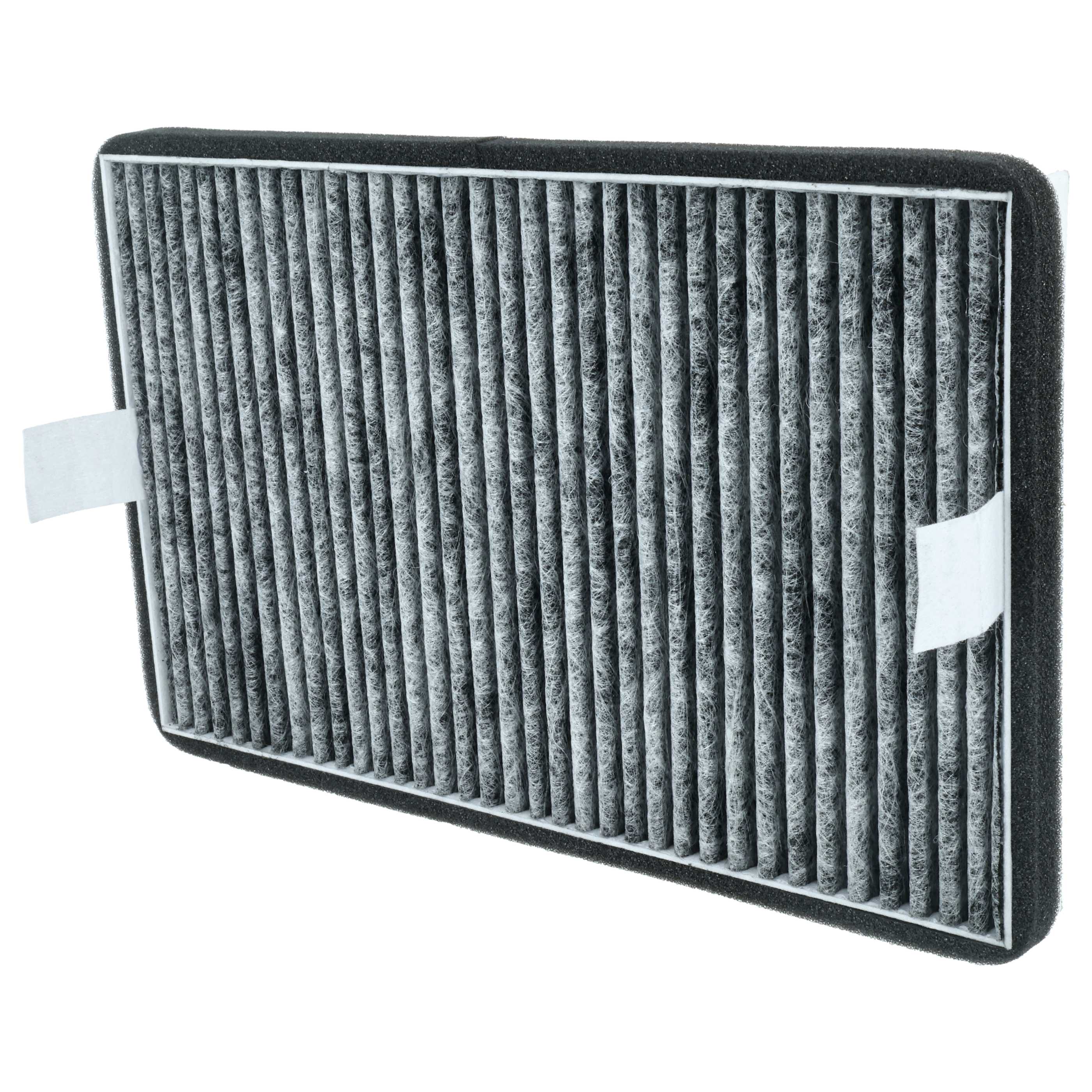 2x Filtres à charbon actif remplace Miele DKF 19-P, 11762560 pour hotte Miele