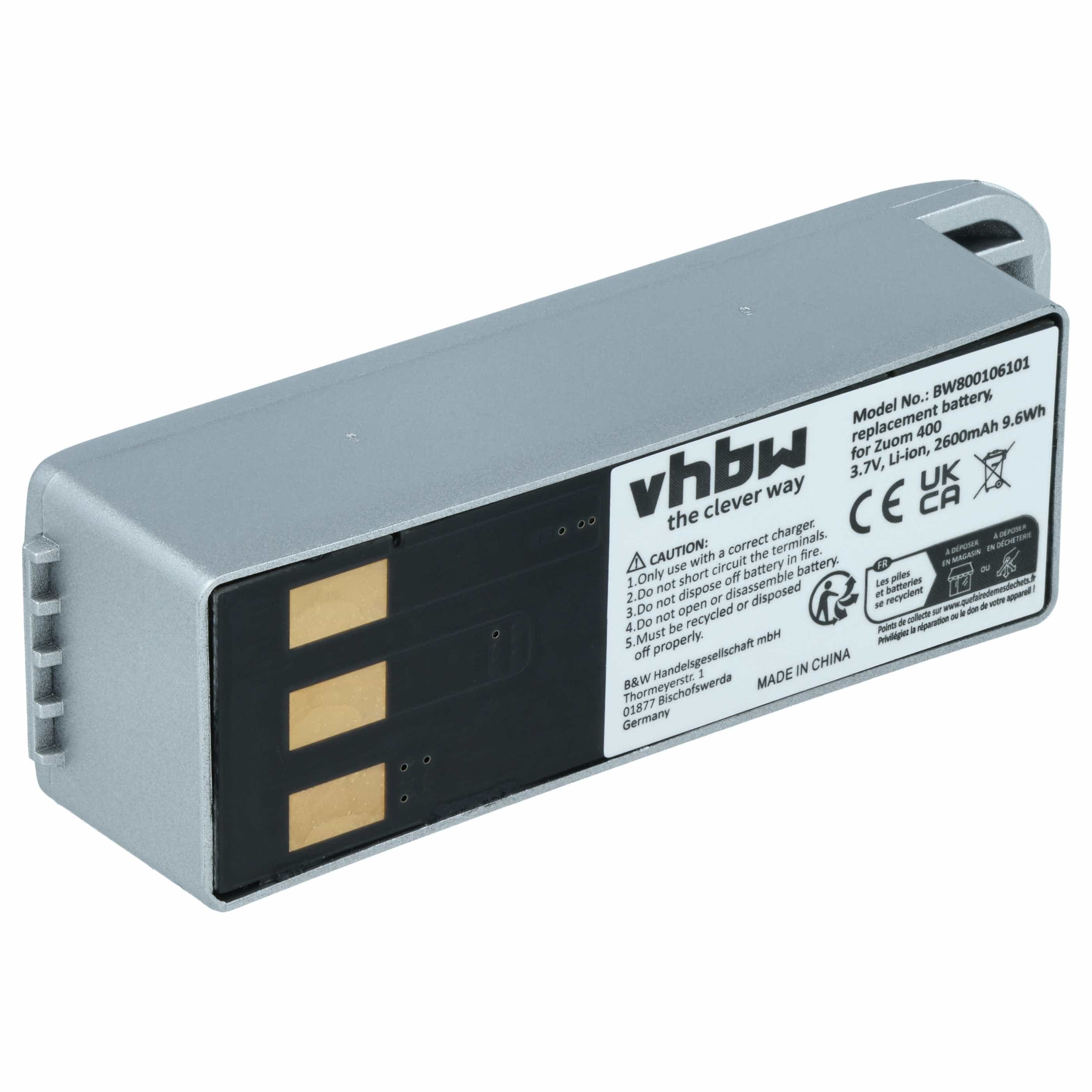 Akumulator do nawigacji GPS zamiennik Garmin 010-10863-00, 011-01451-00 - 2600 mAh 3,7 V Li-Ion