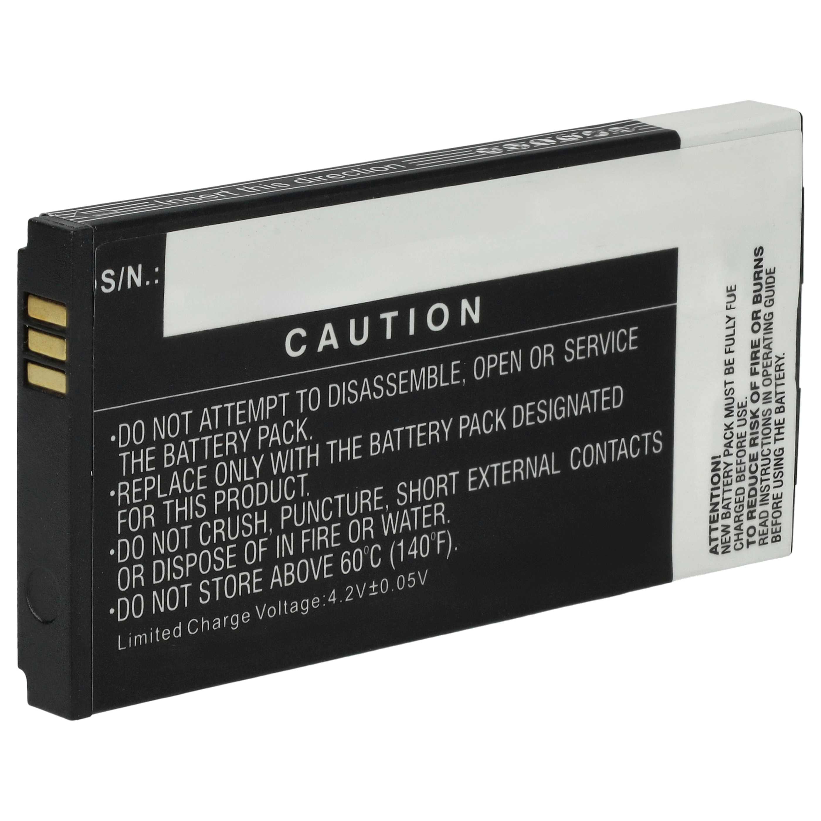 Akumulator do nawigacji GPS zamiennik LI-F03-01 - 2100 mAh 3,7 V Li-Ion