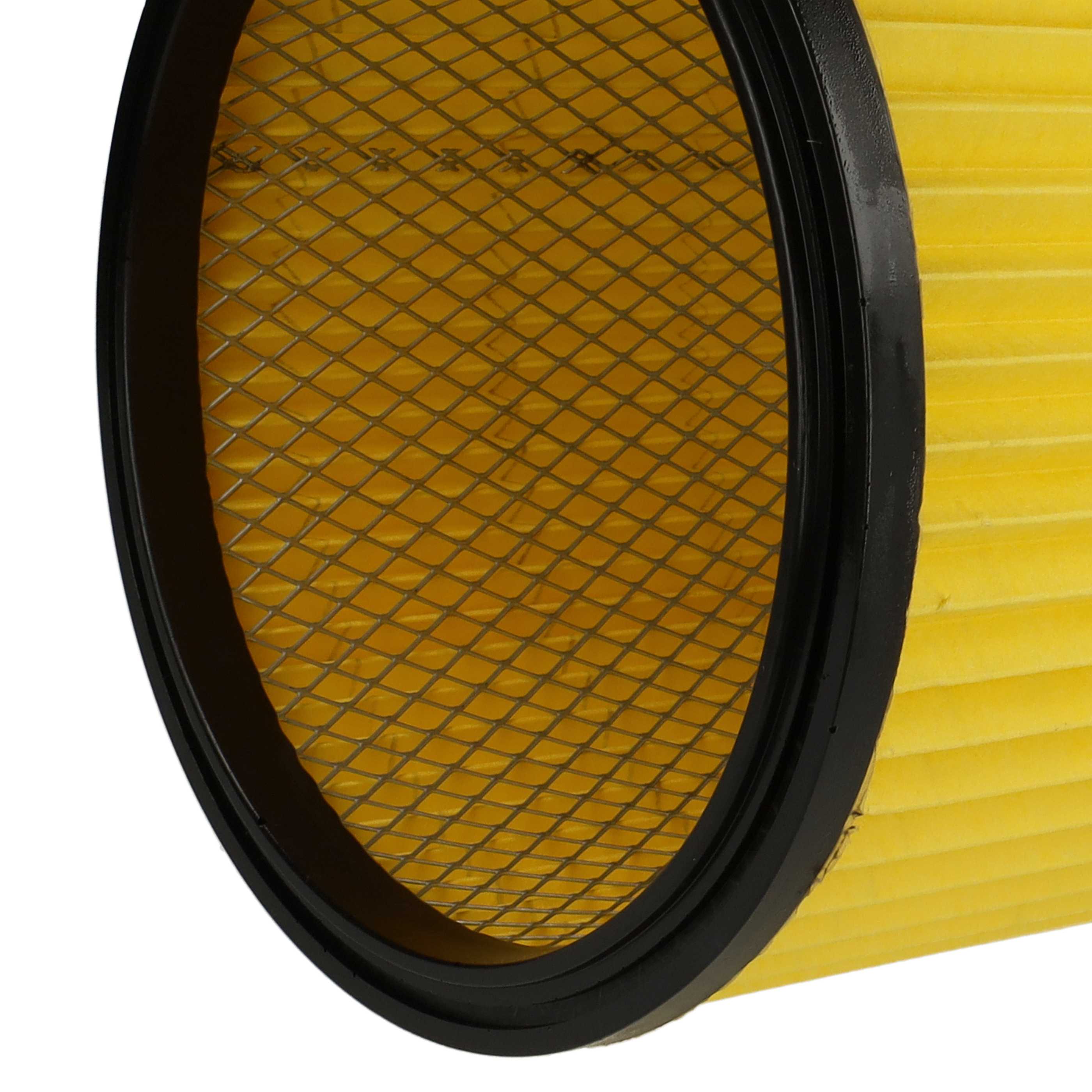 8x Filtro reemplaza Kärcher 6.414-354.0, 6.414-335.0 para aspiradora Dewalt, amarillo