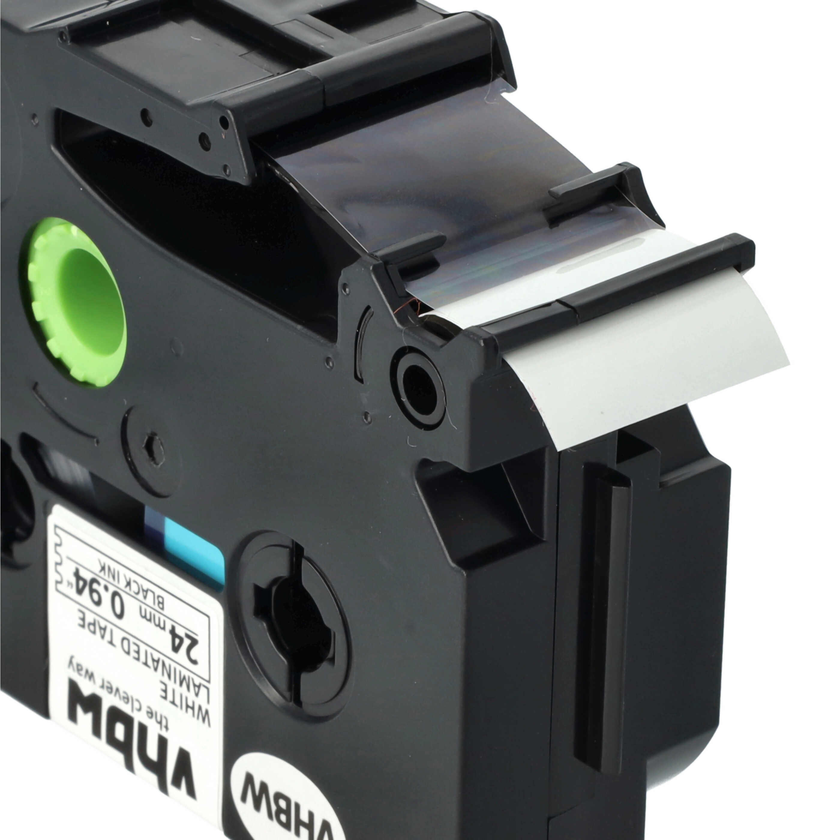 3x Label Tape replaces Brother TZ-251, TZE-251 - 24 mm Black to White