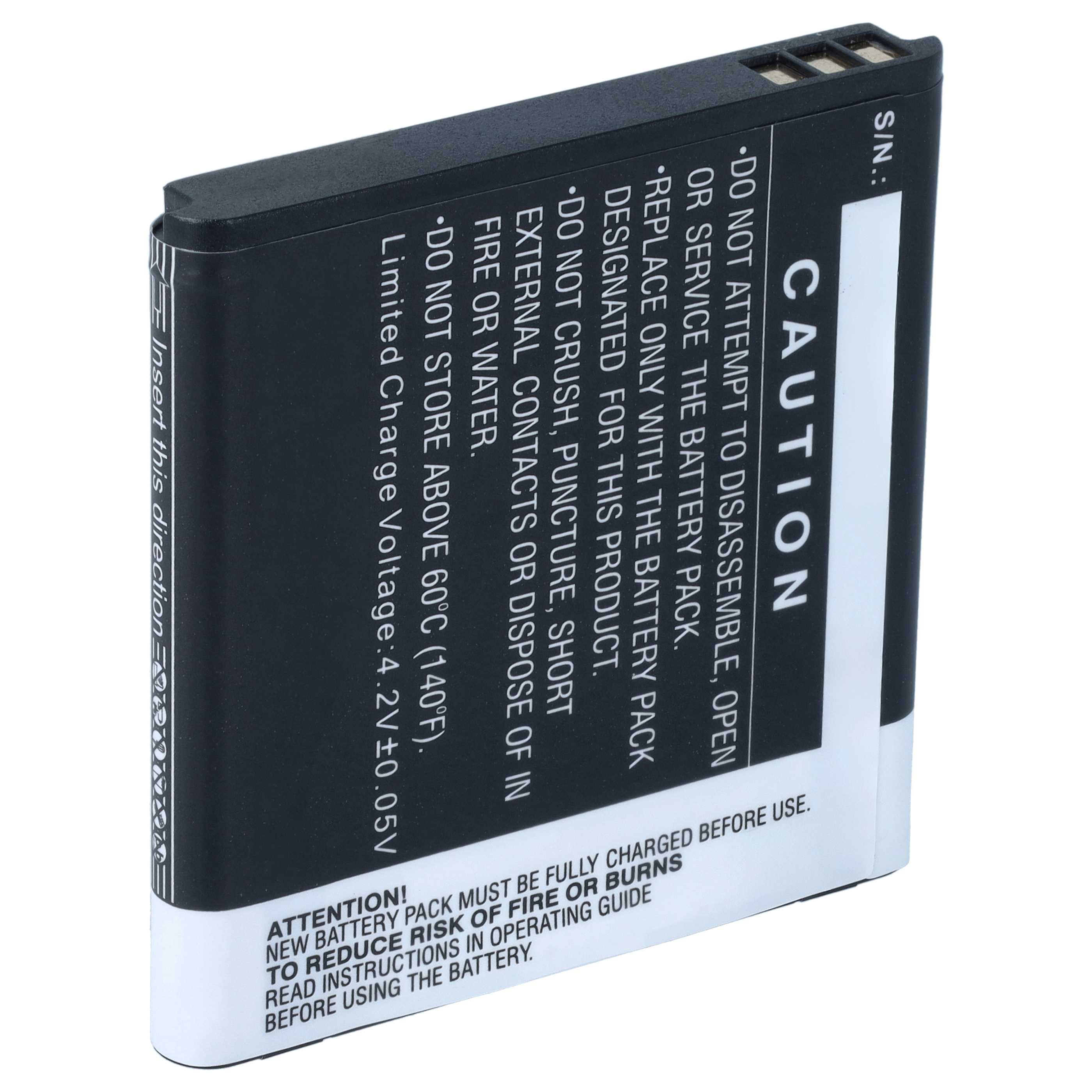 GPS Battery replaces Falk 1674830000 - 1800mAh, 3.7V