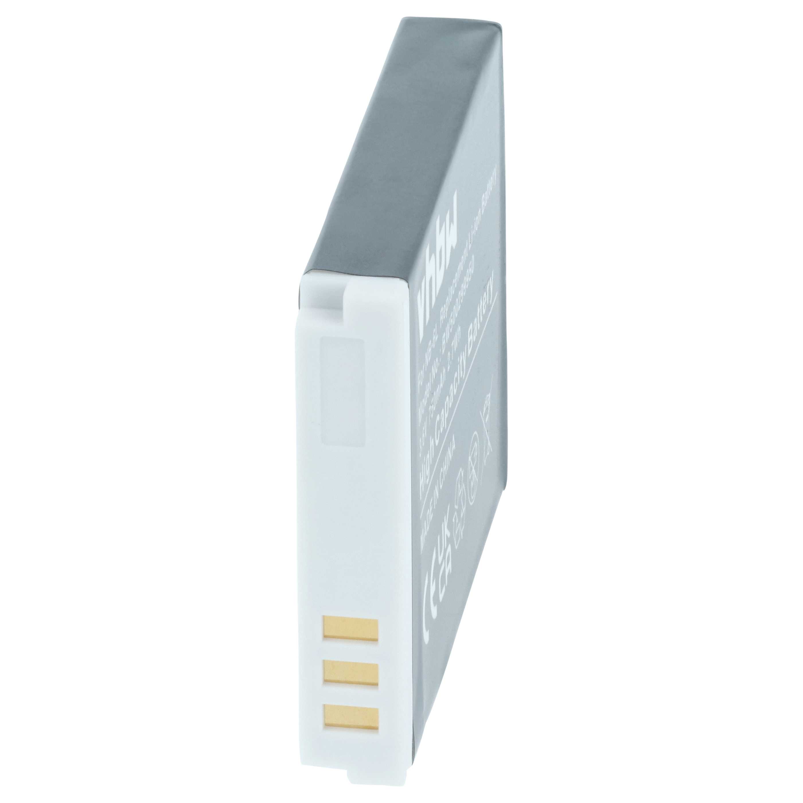Battery replaces Canon NB-6L, NB-6LH - 750mAh, 3.6V, Li-Ion