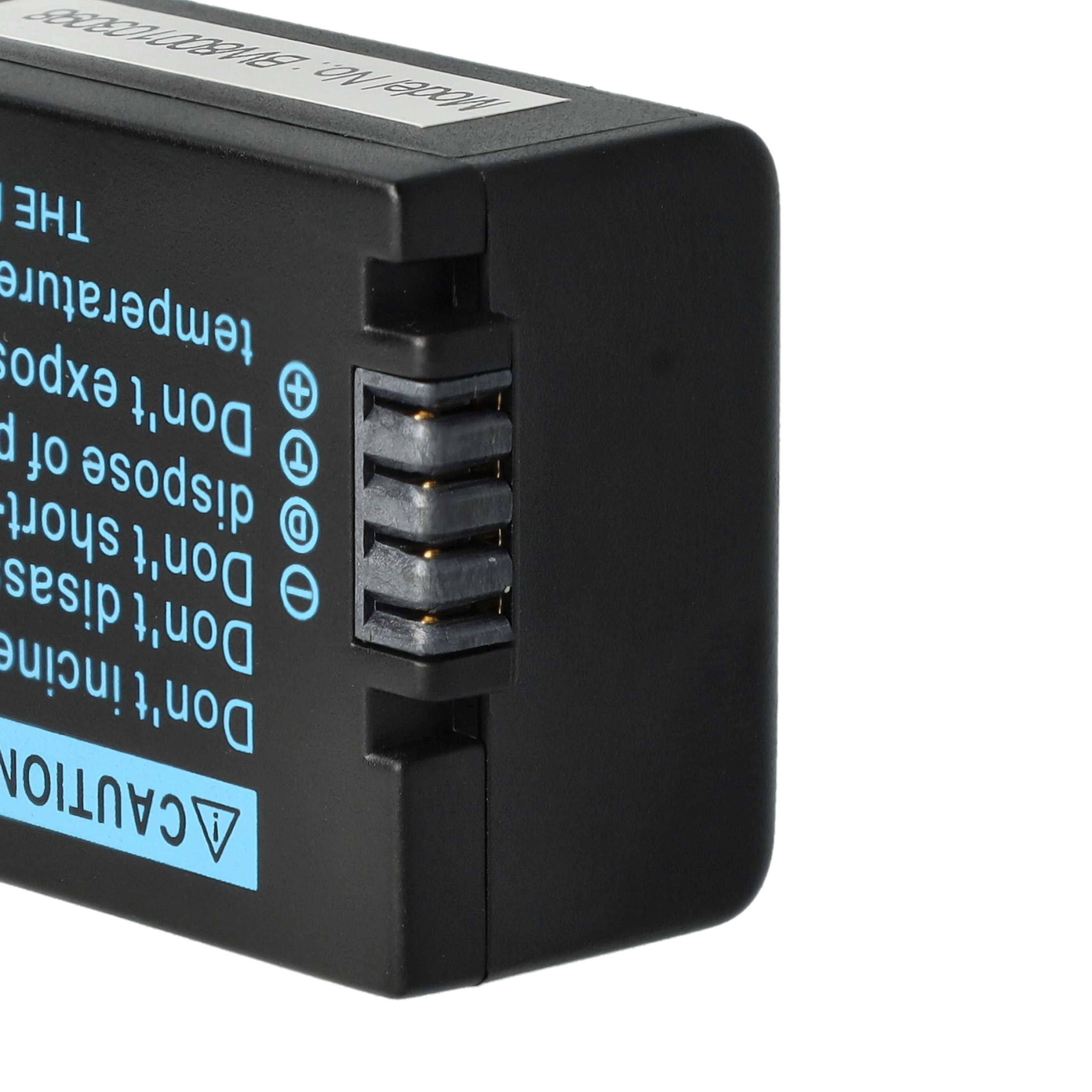 2x Battery replaces Leica BP-DC9E, BP-DC9 - 800mAh, 7.2V, Li-Ion with Info Chip
