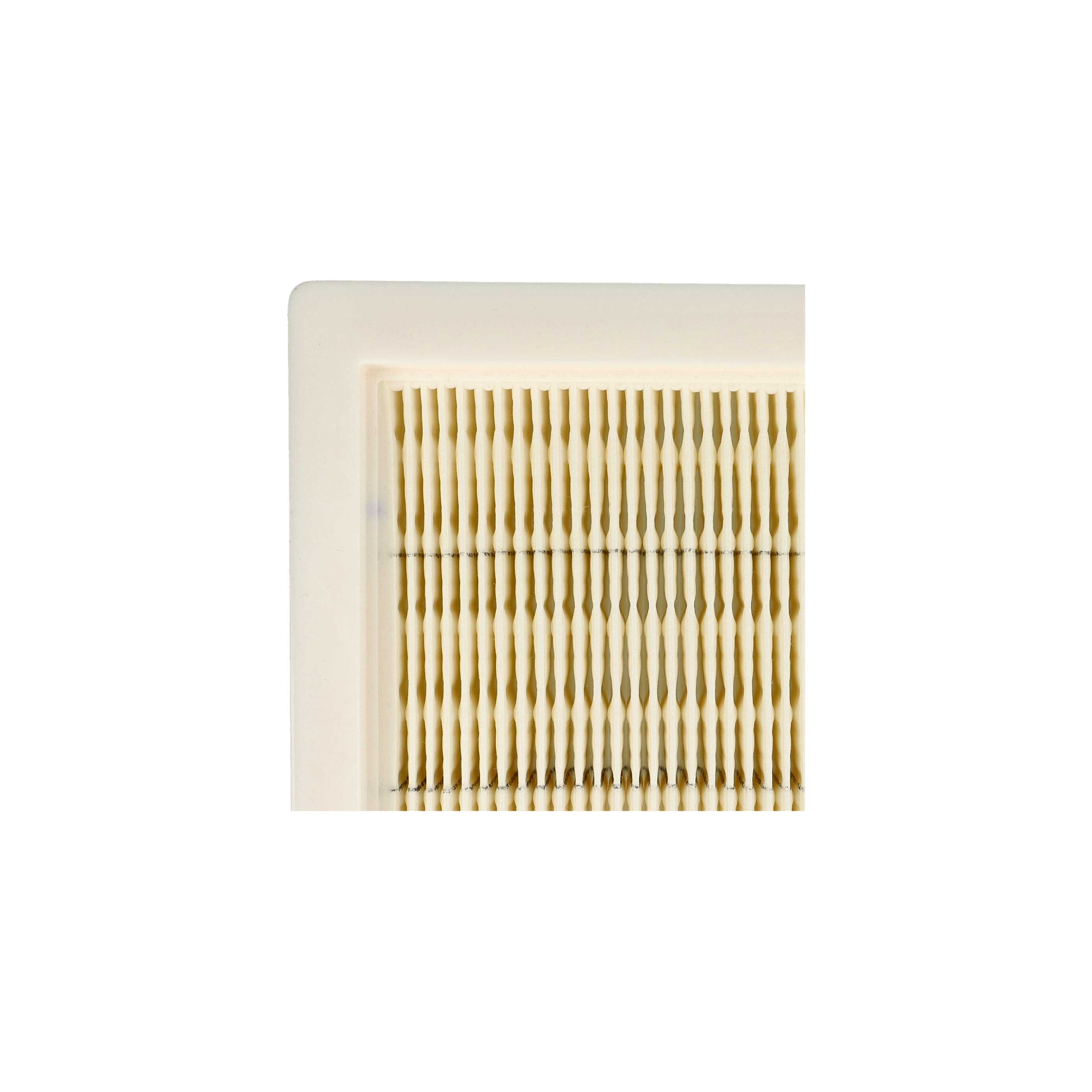 2x flat pleated filter replaces Hilti VC 5, VC 75-1, 2192229 for Würth Vacuum Cleaner