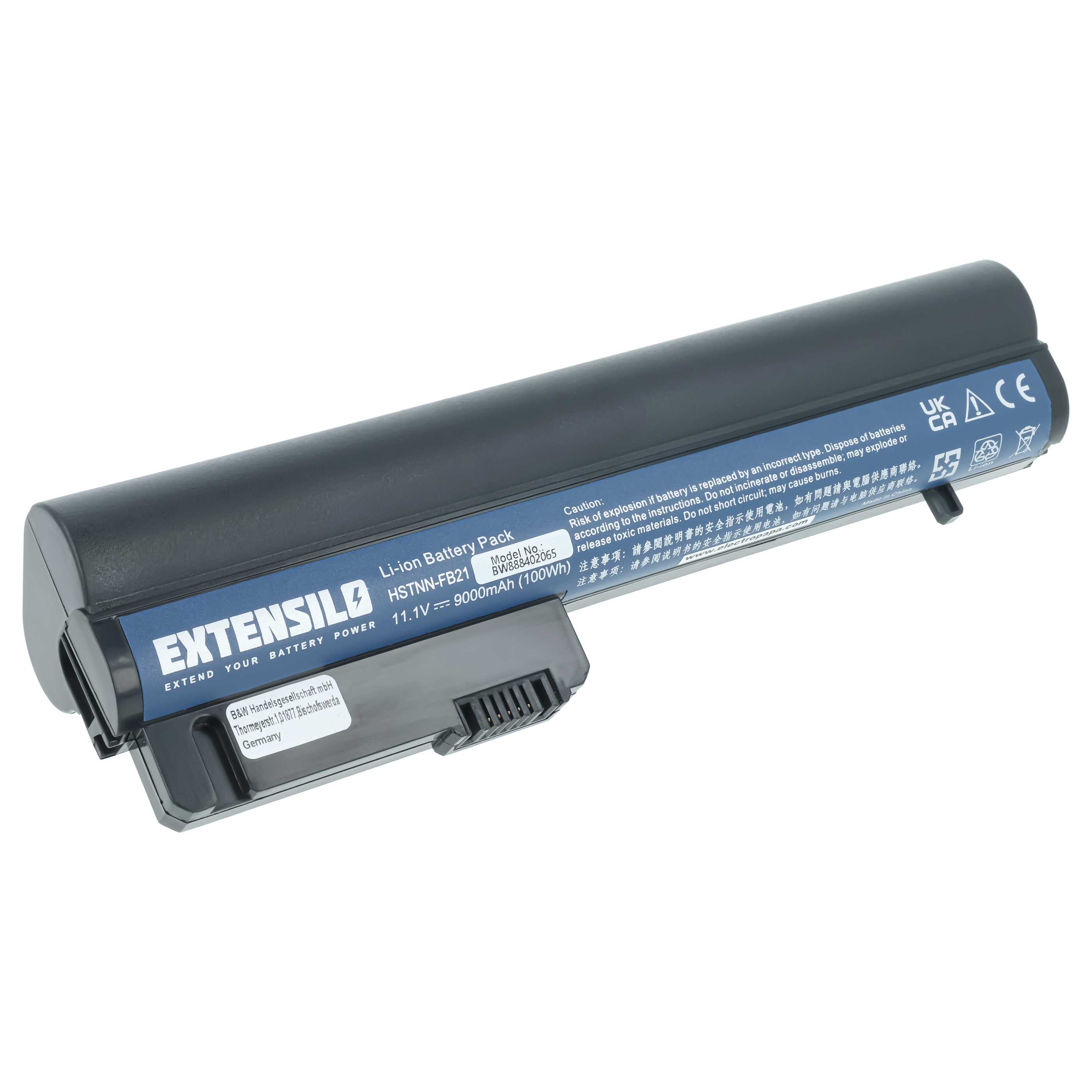 Akumulator do laptopa zamiennik HP 411127-001, 411126-001, 404888-241, 404887-241 - 9000 mAh 11,1 V Li-Ion